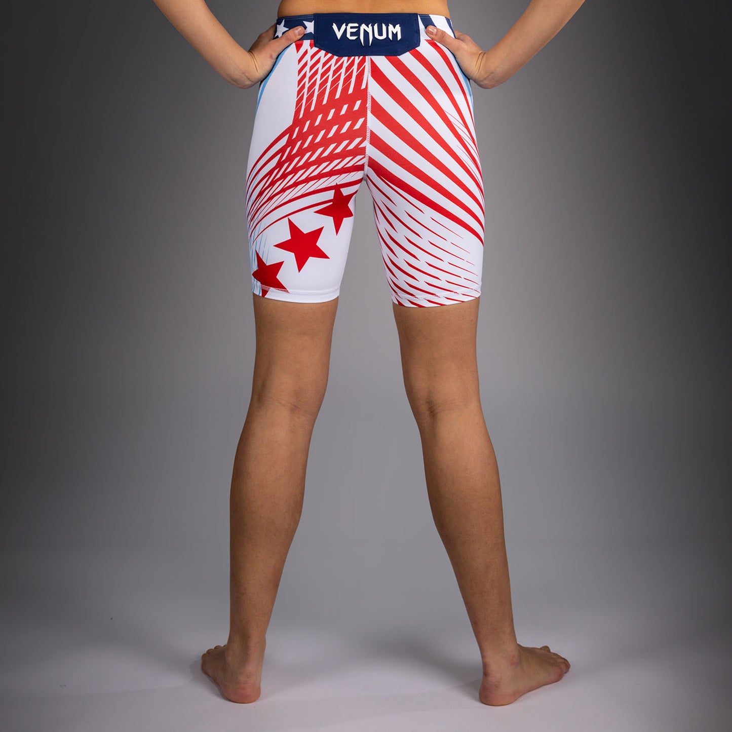 Women's Official UFC Freedom 250 by Venum White Authentic Long Fit Vale Tudo Short  product-type_Compression shorts Venum