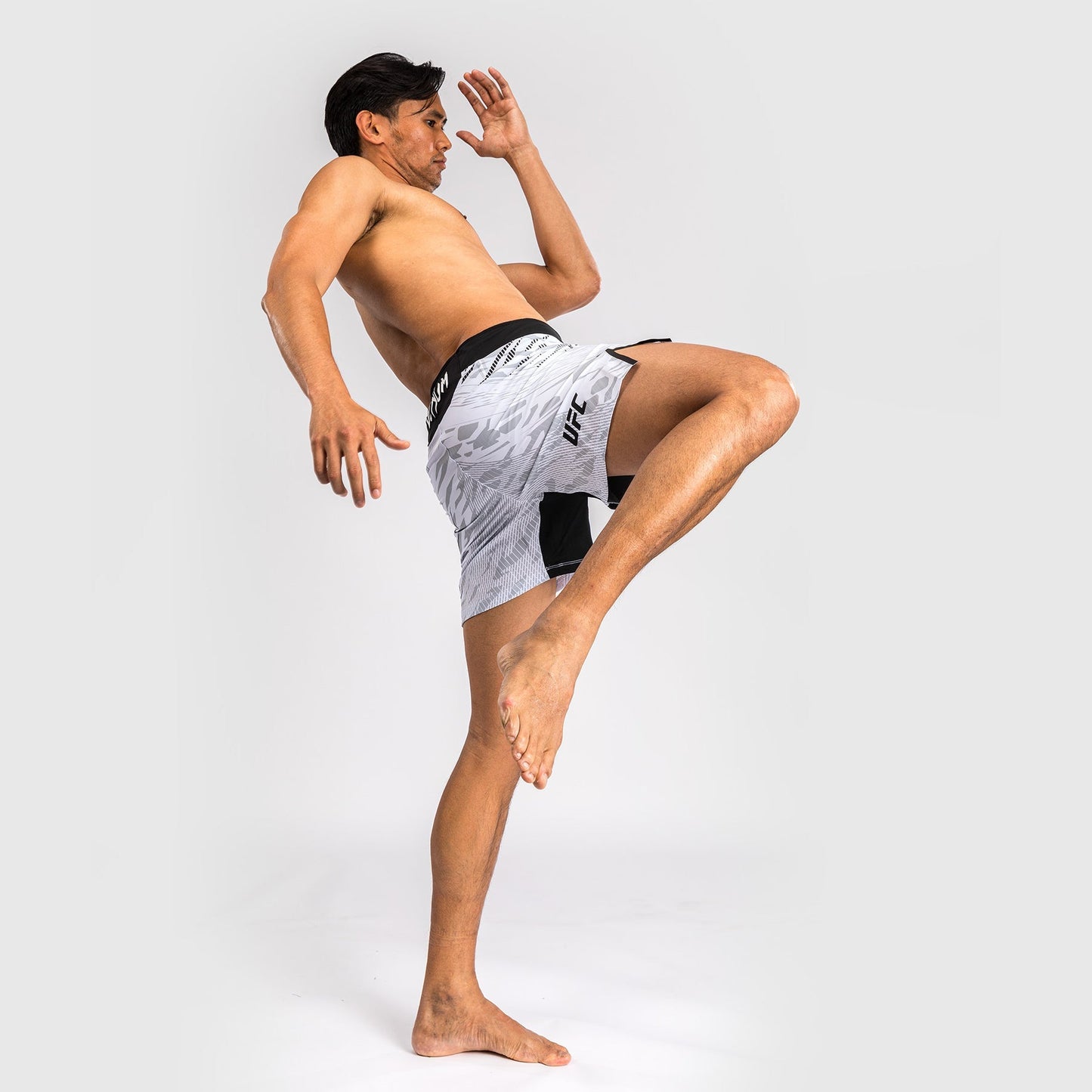 UFC Fusion by Venum Authentic Fight Night Men’s Fight Short - Short Fit - White