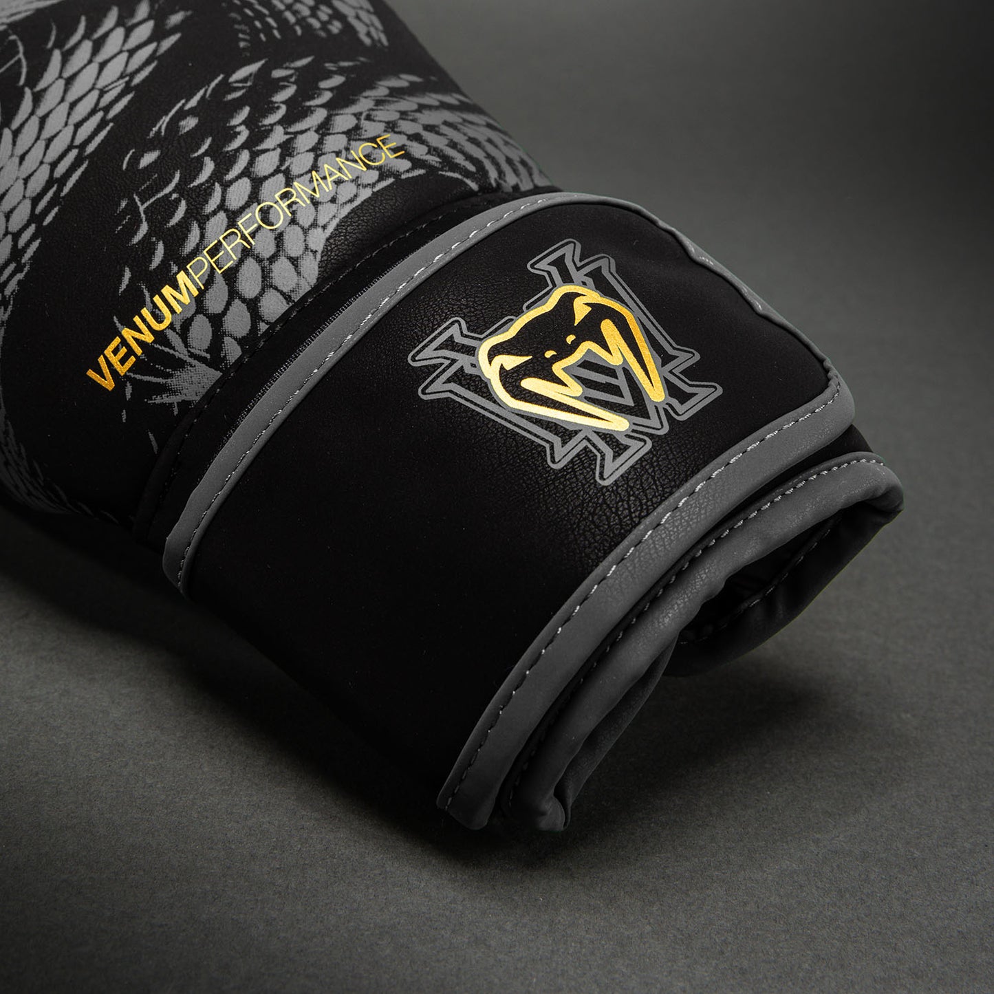 Venum Matupa Boxing Gloves - Black/Grey/Gold