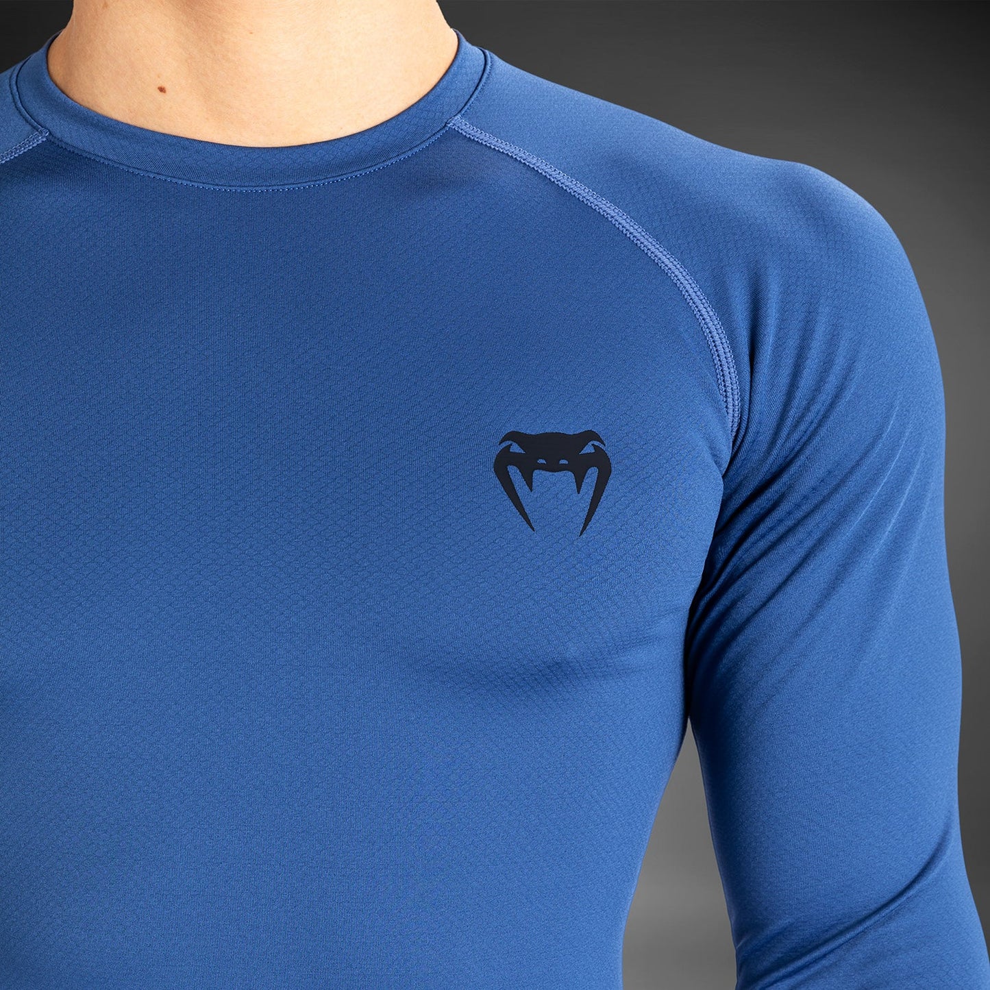 Venum Contender Men’s Long Sleeve Rashguard - Blue