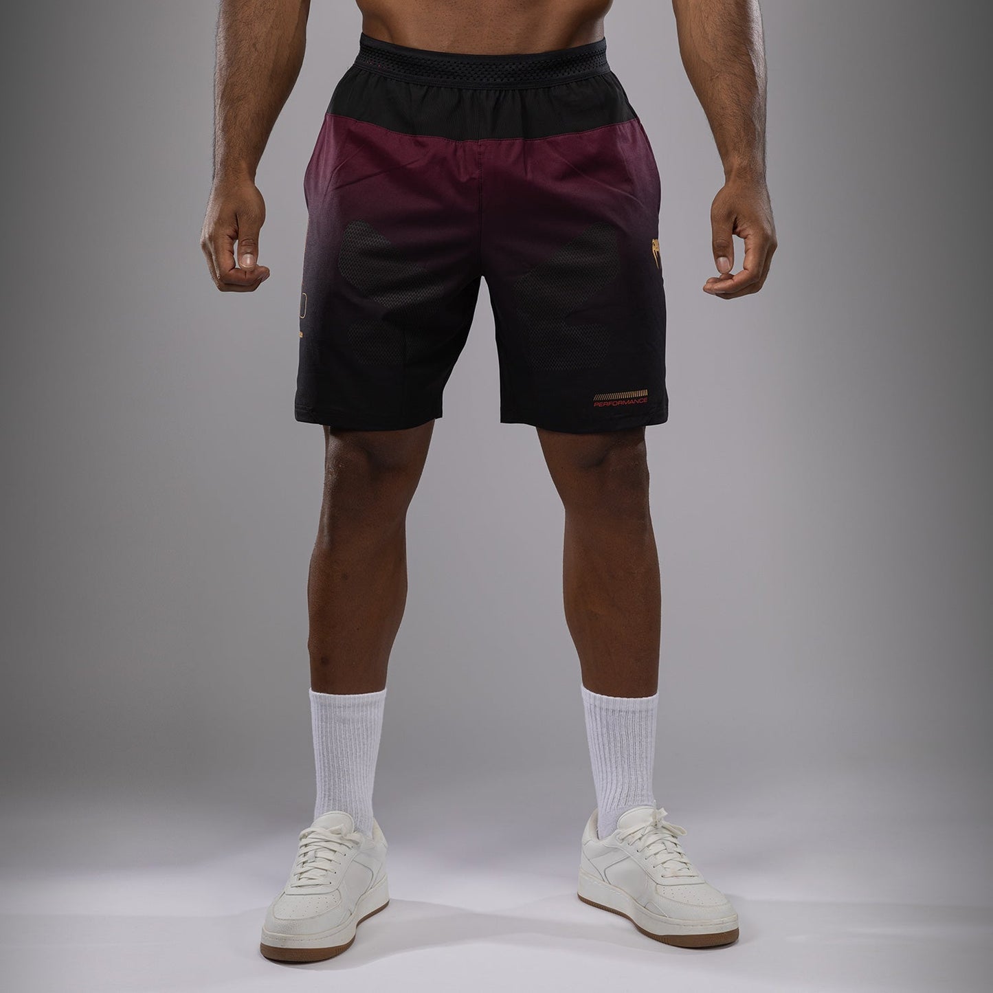 Venum Tactical XT Training Shorts - Black/Burgundy/Gold