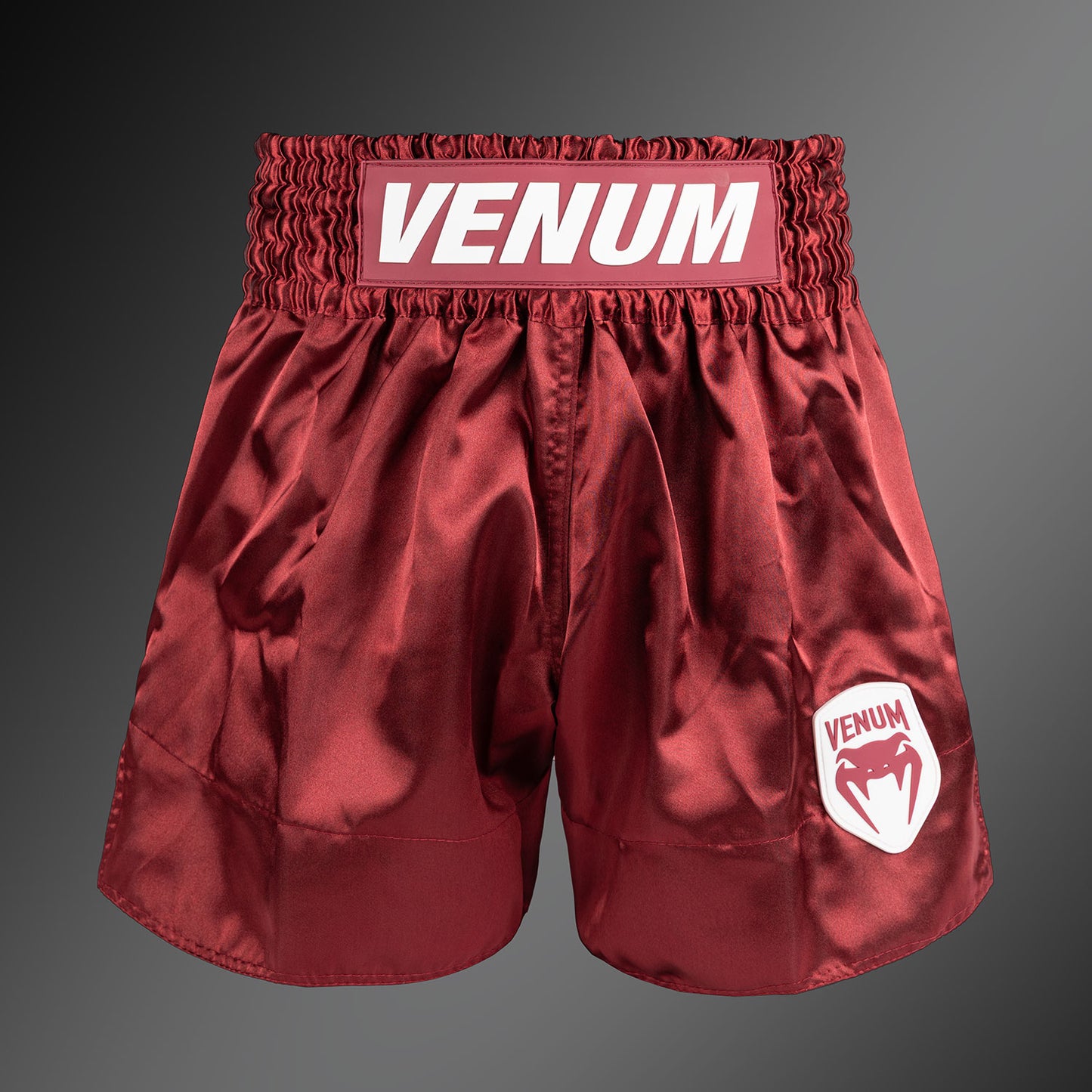 Venum Classic Evo Muay Thai Shorts - Burgundy