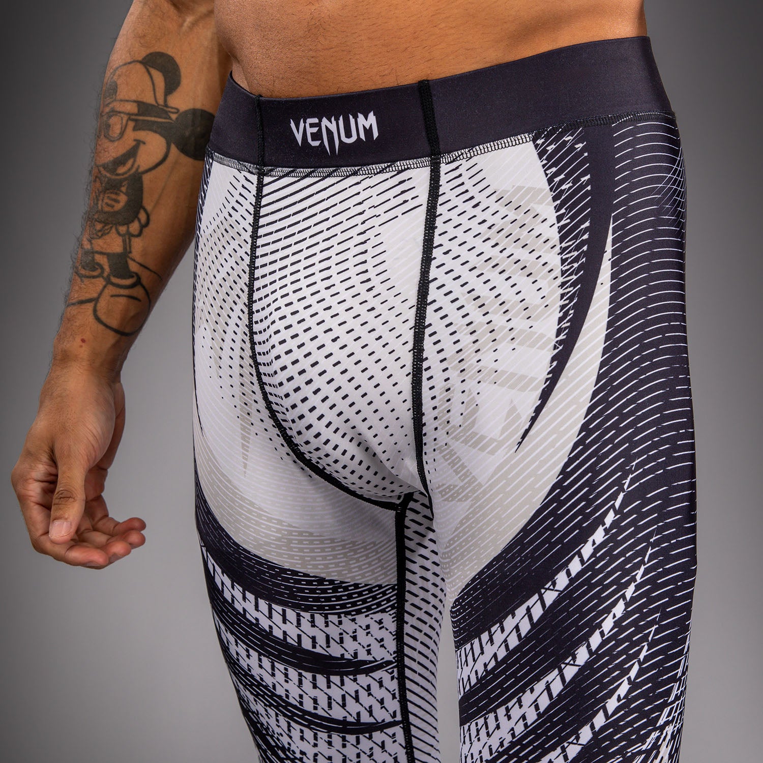 Venum Galactic 3.0 Spats - Off-White/Black  product-type_Compression Pants Venum