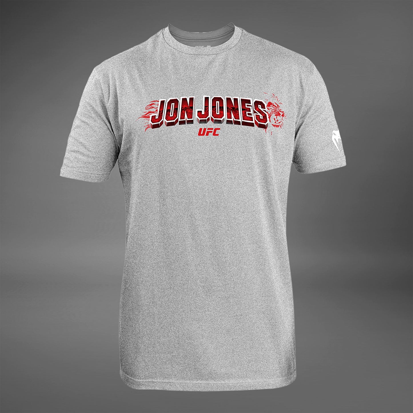 Men's UFC Unrivaled by Venum Heather Grey Jon Jones T-Shirt