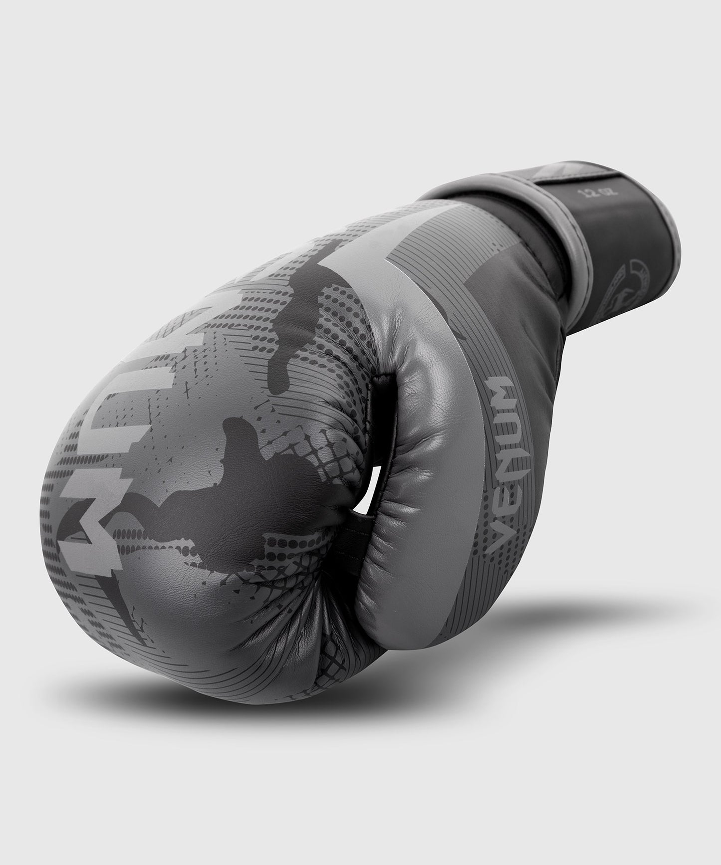 Venum Elite Boxing Gloves - Grey/Camo