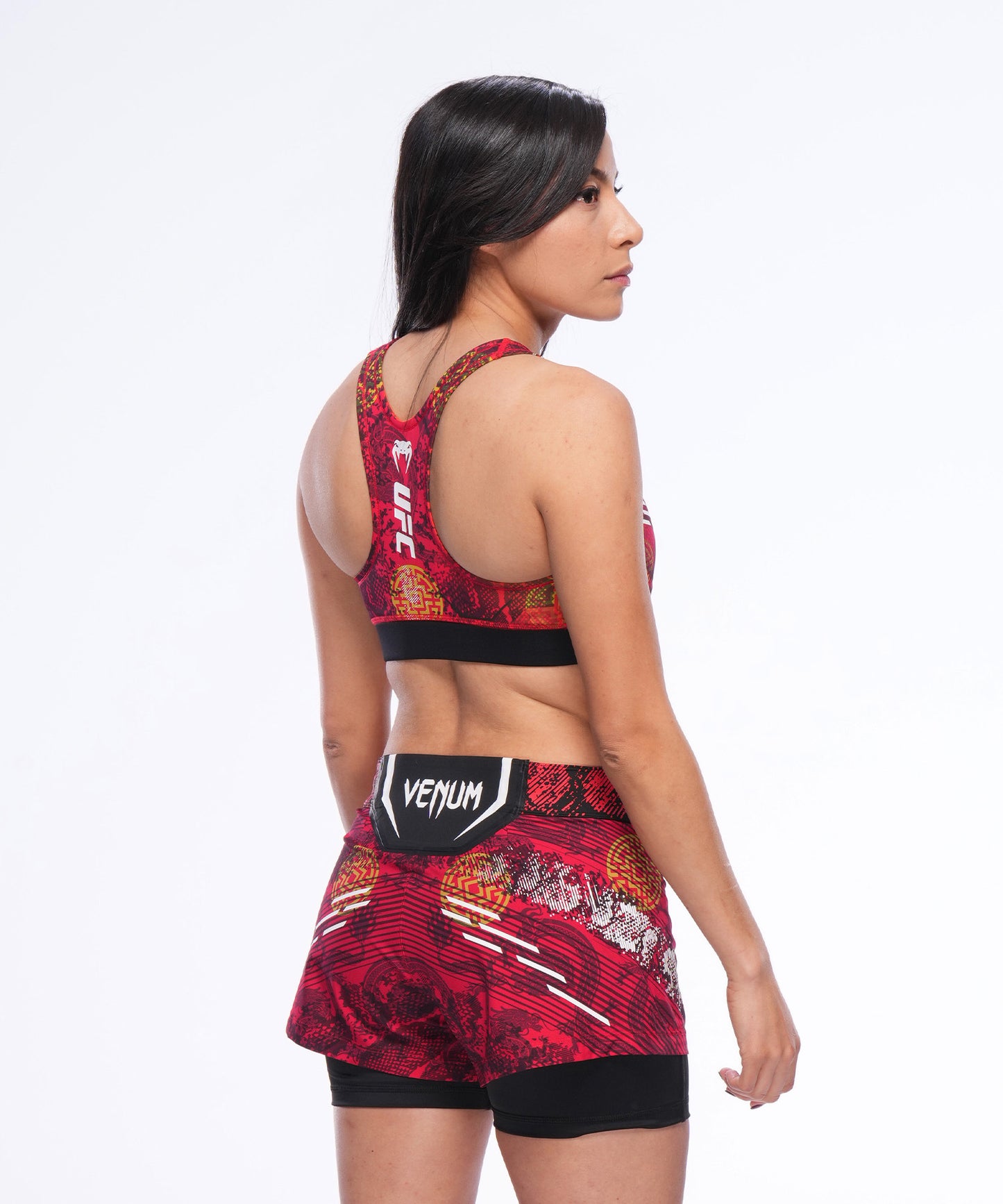 Women's UFC Unrivaled by Venum Red Zhang Weili Fight Short