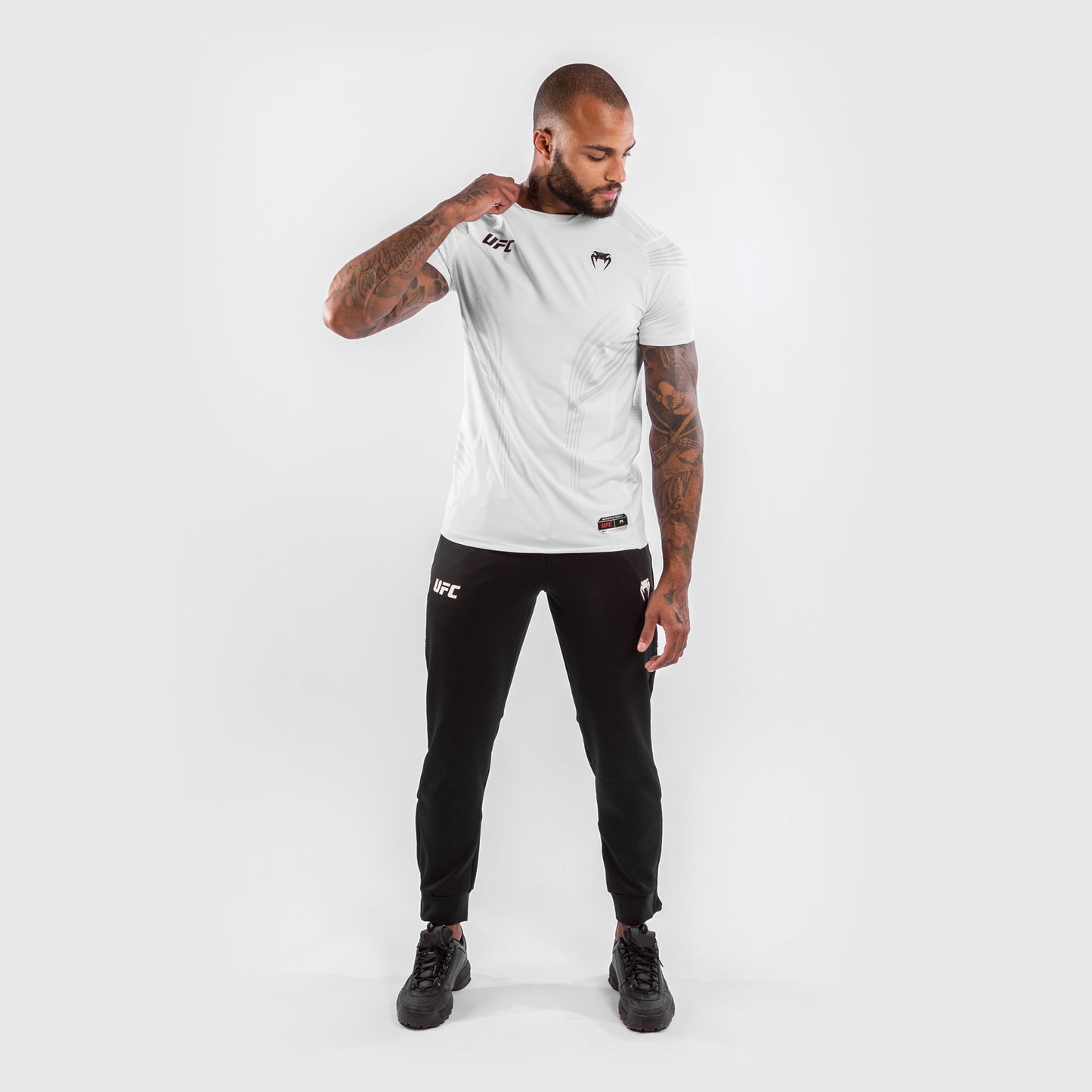 UFC Venum Personalized Authentic Fight Night Men's Walkout Jersey - White