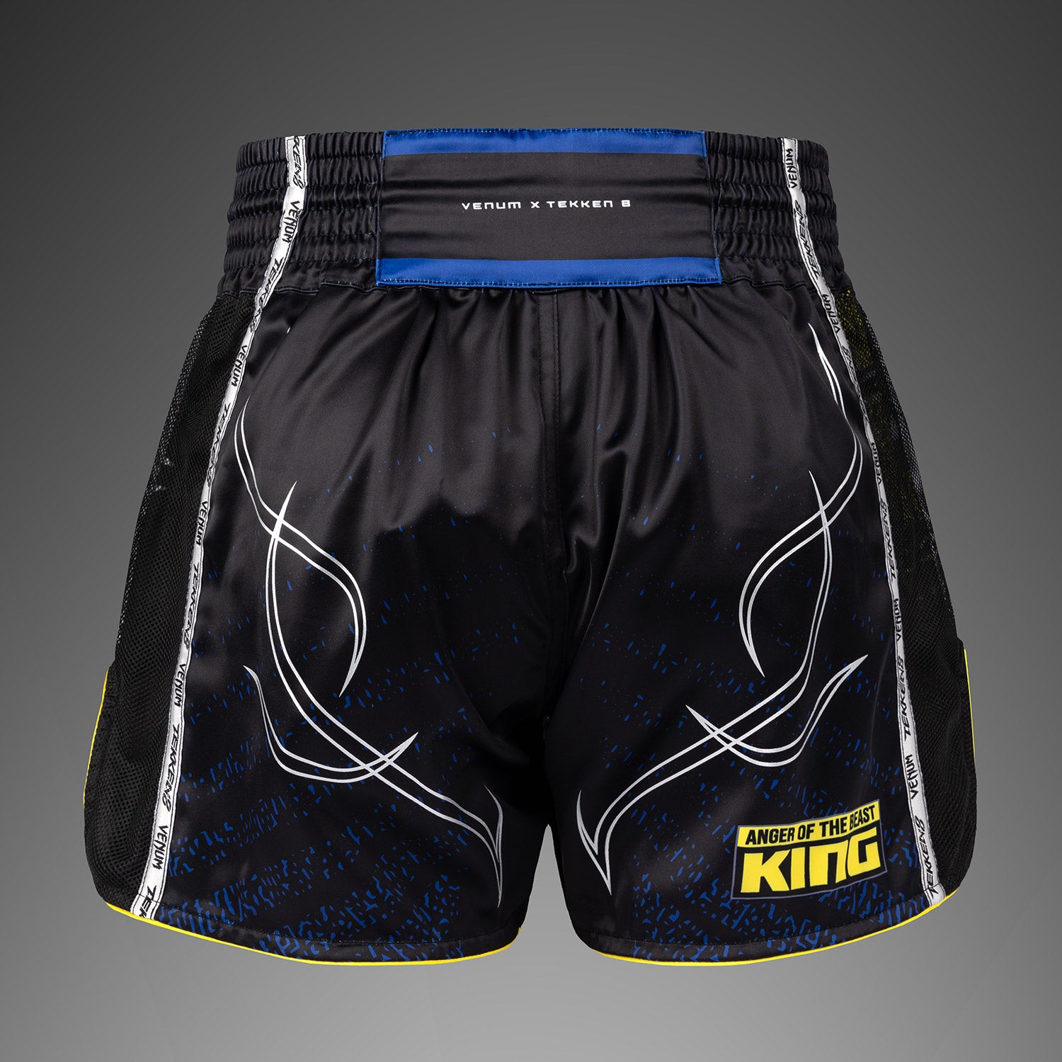 Venum x TEKKEN 8 Muay Thai Shorts - King - Black/Yellow - Venum