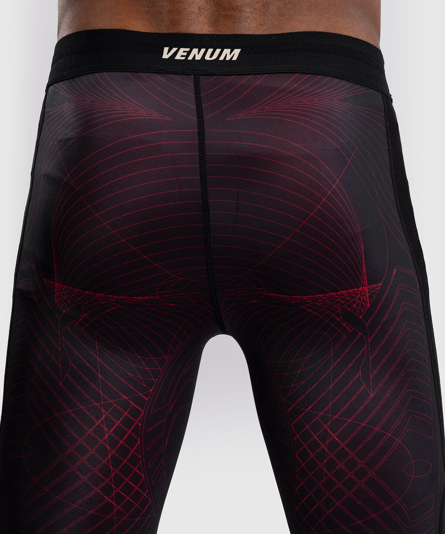 Venum G-Fit Air Men's Spats - Deep Black/Fire Red