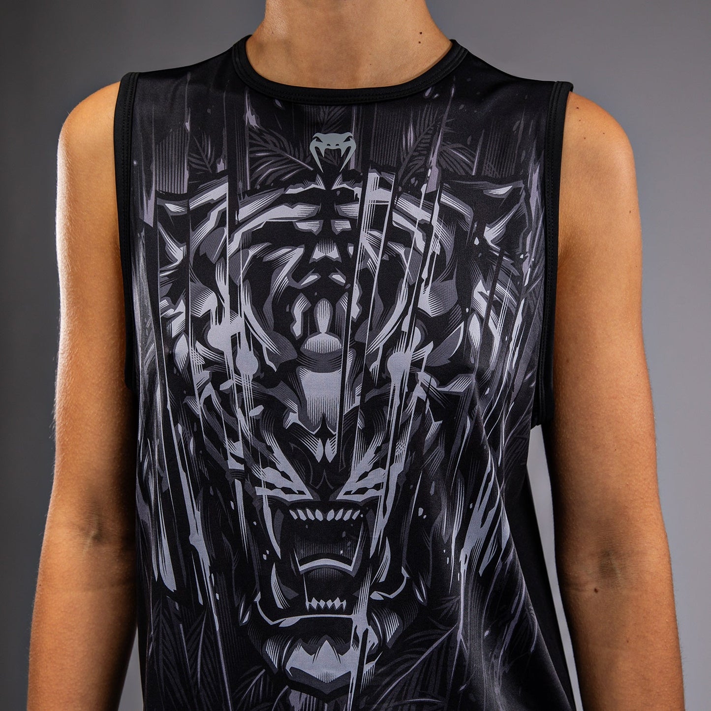 Venum Tiger Women's Tank Top - Black/Silver