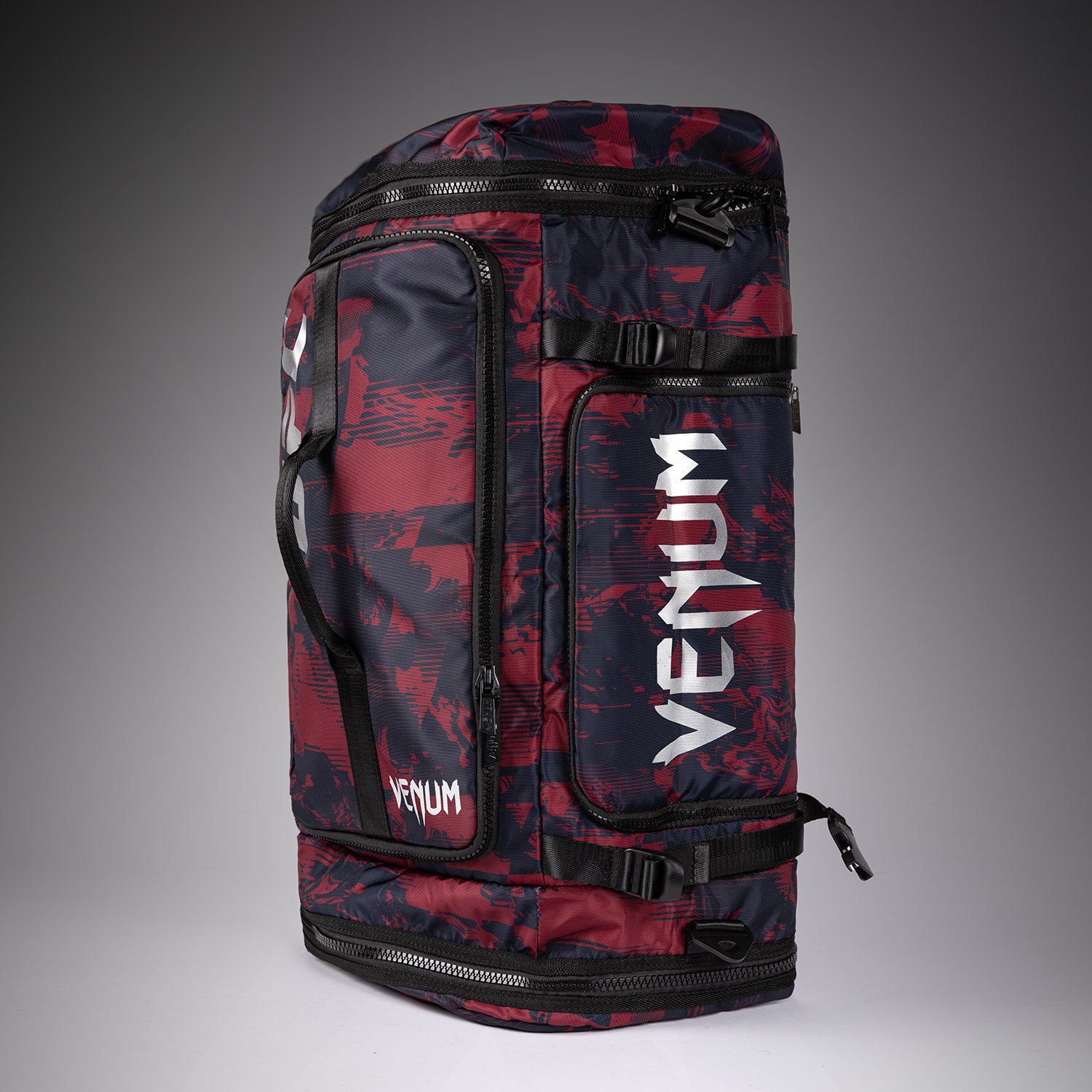 UFC Zenith by Venum Fight Week Sports Bags Navy Blue/Burgundy/Silver