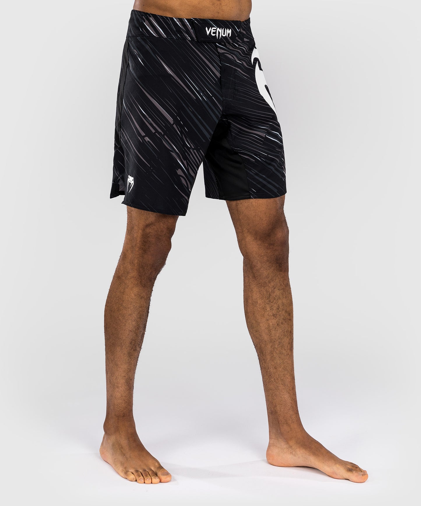 Venum Rapid Light Fight Shorts - Black/Storm Grey