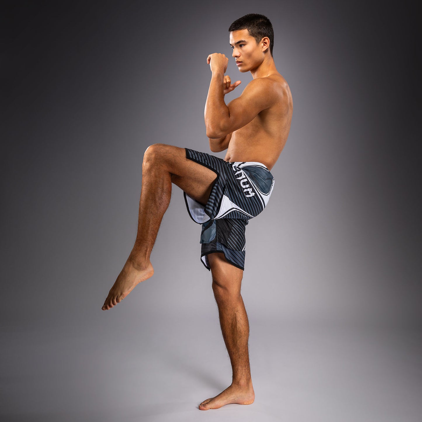 Venum Camo Hero Fight Shorts - Dark Navy/Blue  product-type_MMA Shorts Venum