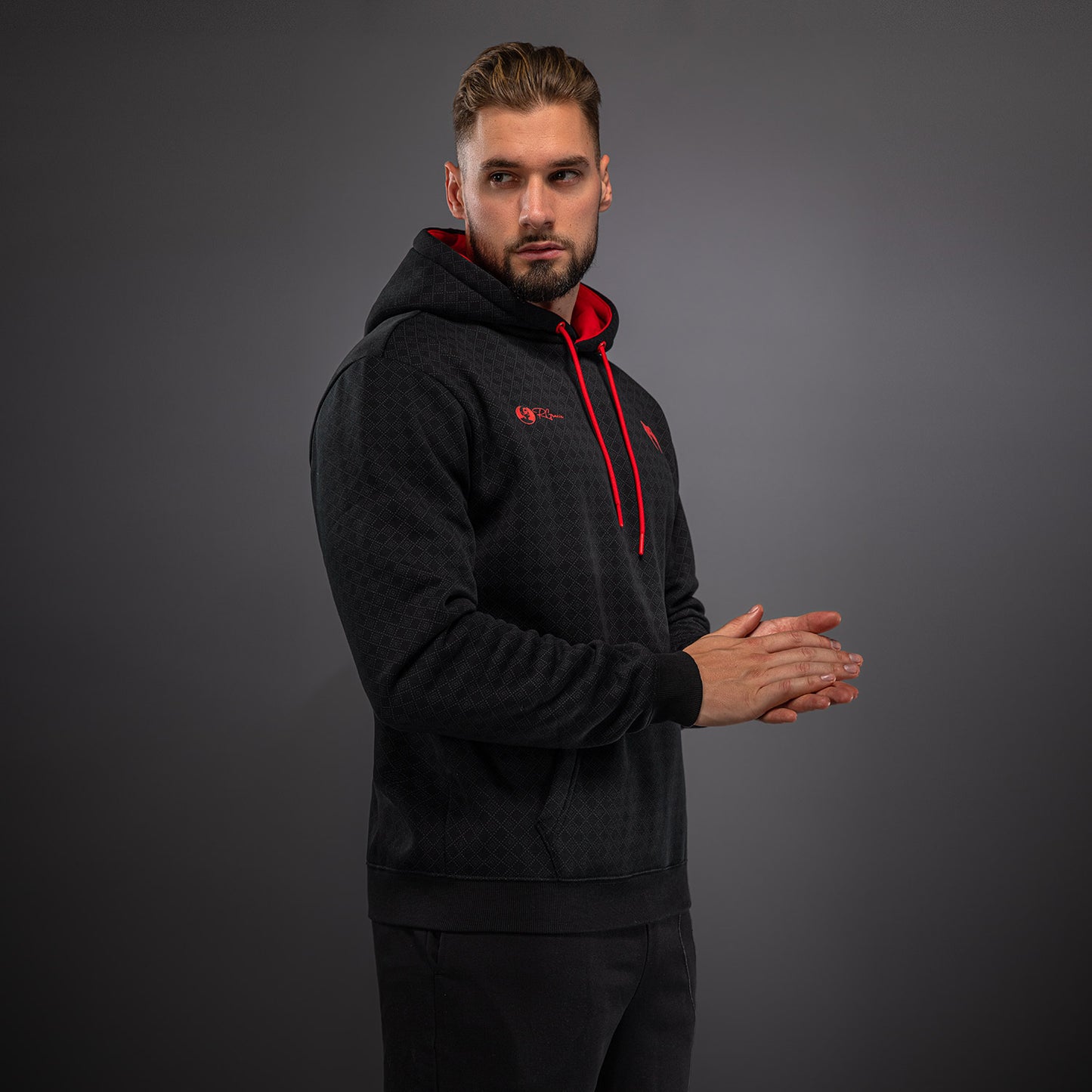 Venum x Roger Gracie Signature Hoodie - Black/Red  product-type_Sweatshirts Venum