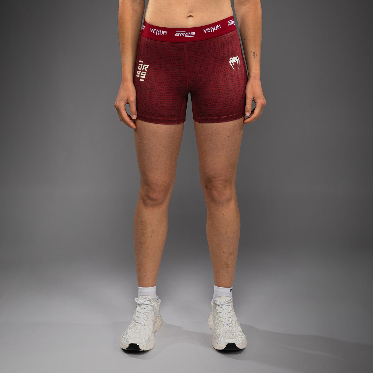 Venum x Ares Women’s Vale Tudo Shorts - Burgundy
