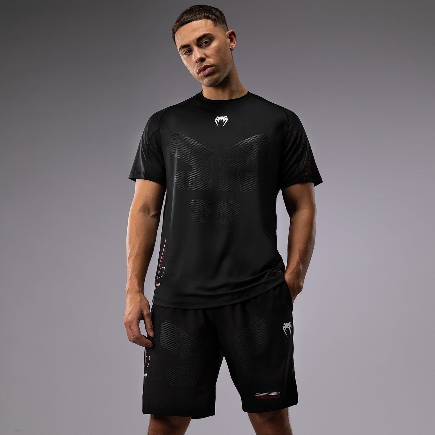 Venum Tactical XT Men's Dry Tech - Black/Fire Red
