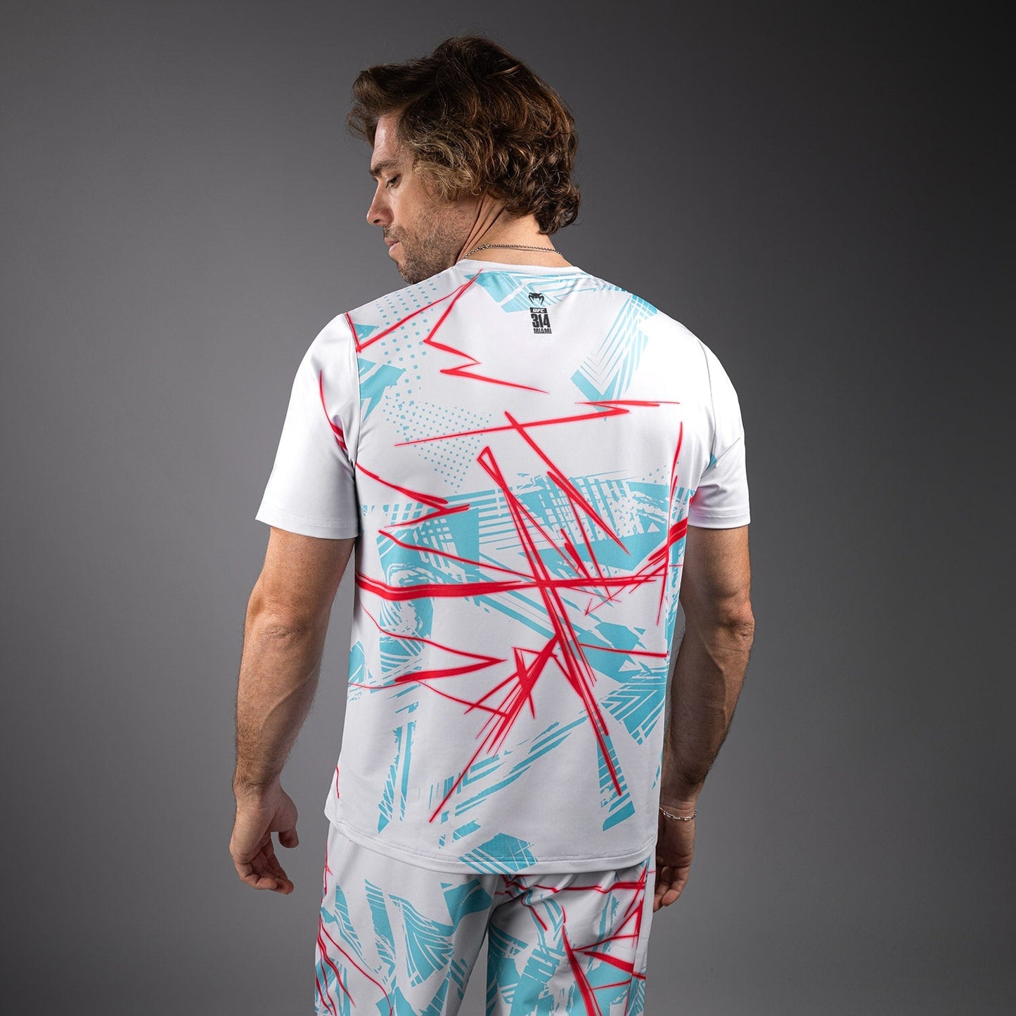 UFC Fusion By Venum Miami Edition Fight Week Men’s Dry-Tech T-Shirt - White
