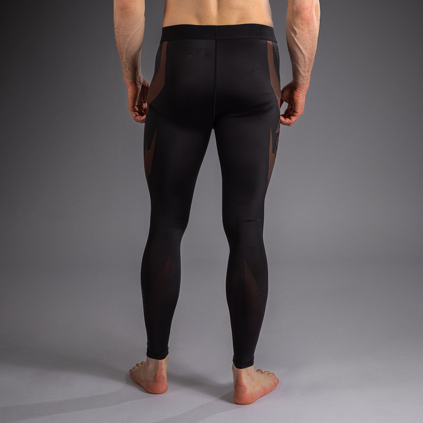 Venum No-Gi 6.0 Spats - Black/Brown  product-type_Compression Pants Venum