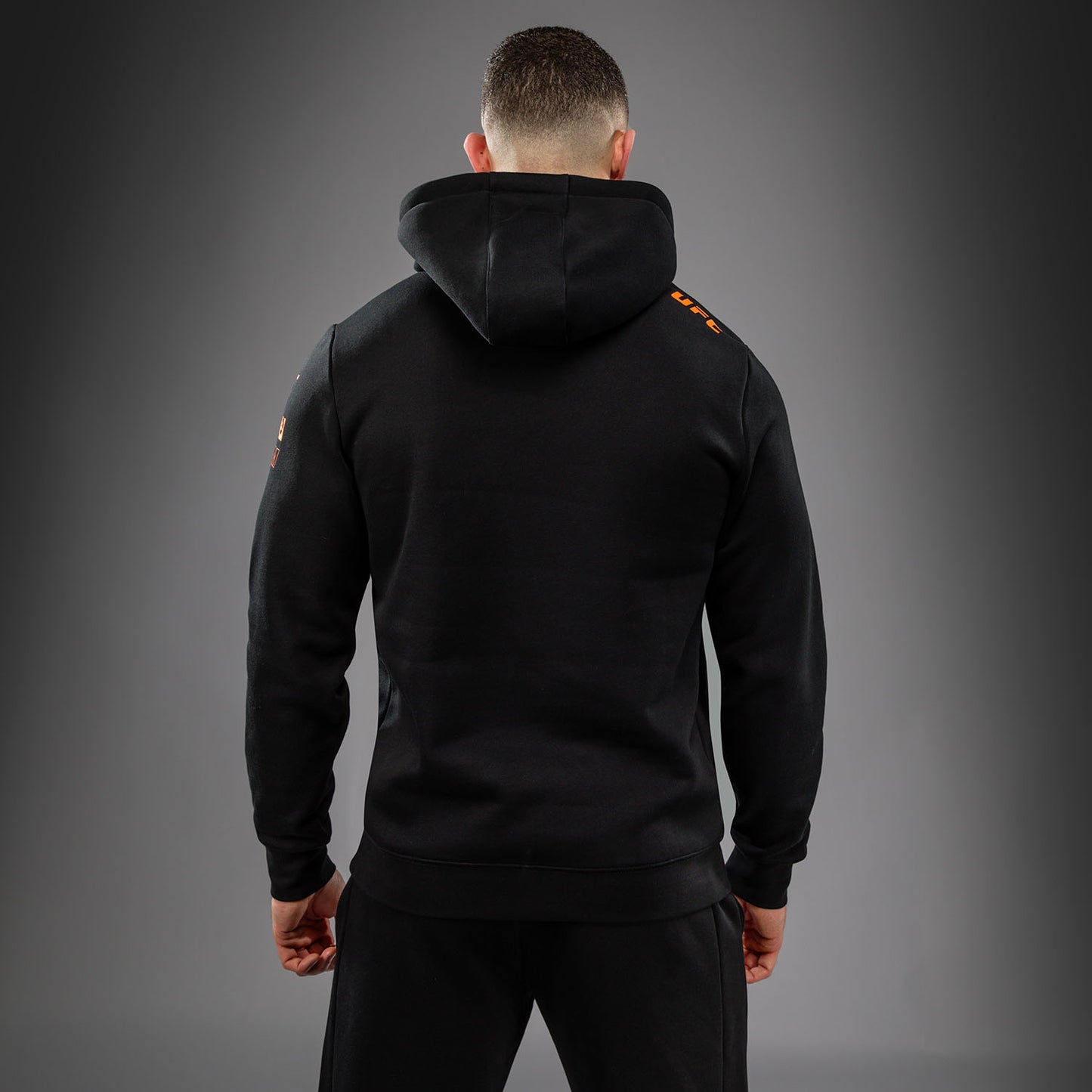 Men's UFC Zenith by Venum Black Authentic Fight Week Pullover Hoodie