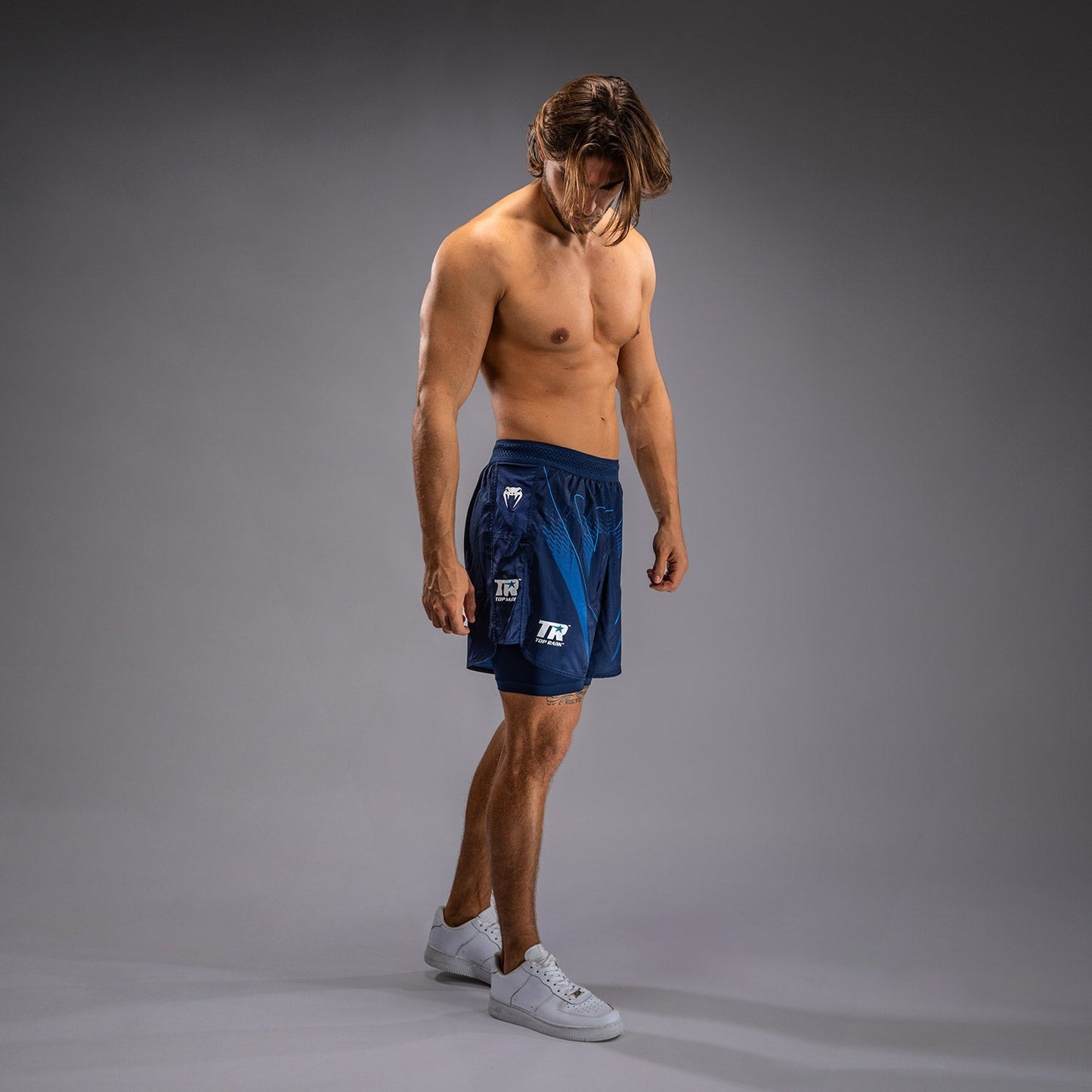 Venum x Top Rank Original Men's Training Shorts - Navy Blue