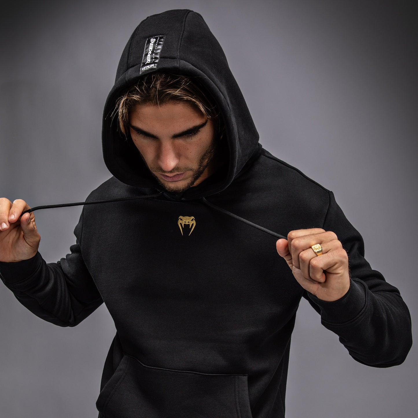 Venum x TEKKEN 8 - Marshall Law Hoodie - Black/Red/Gold