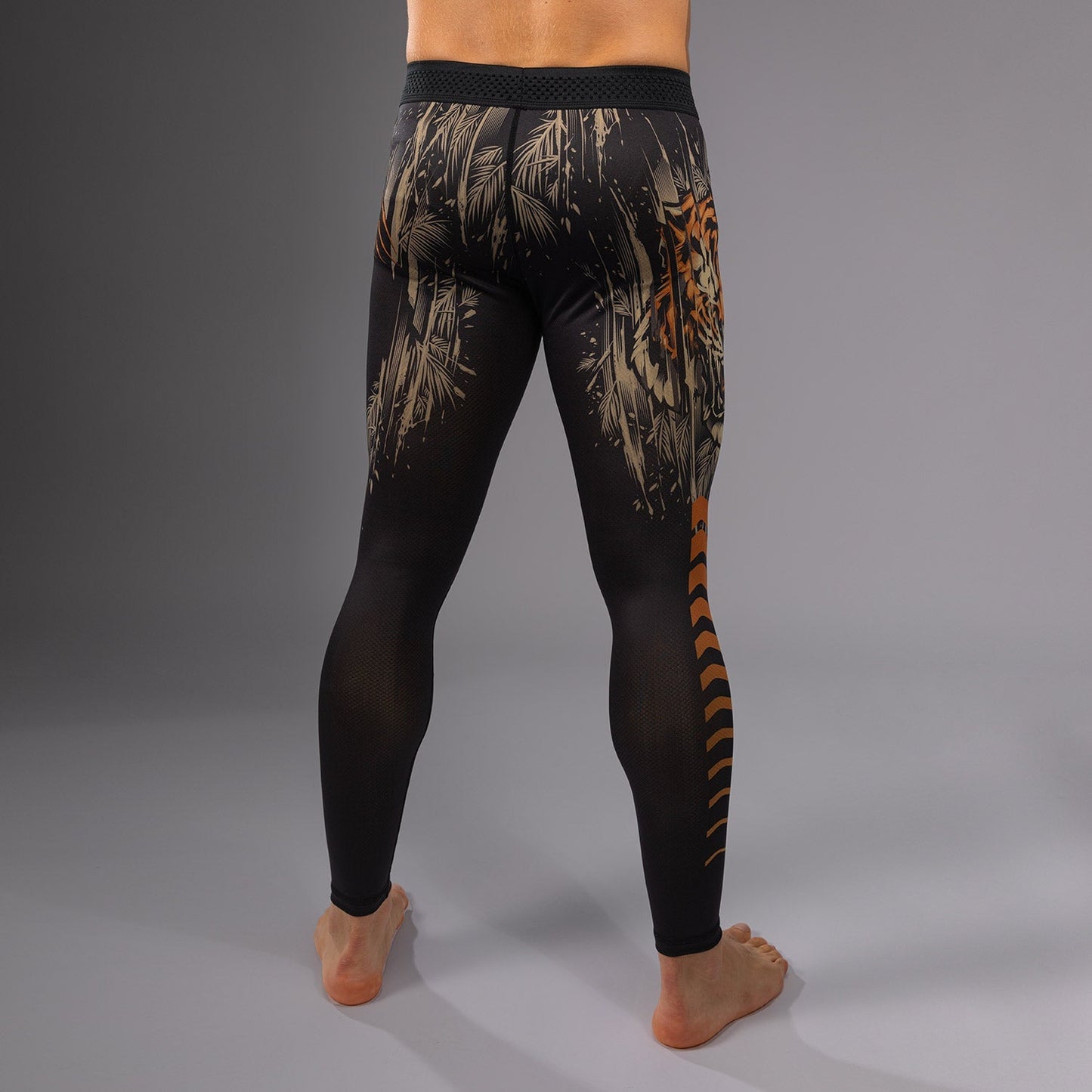 Venum Tiger Men's Spats - Black/Neon Orange