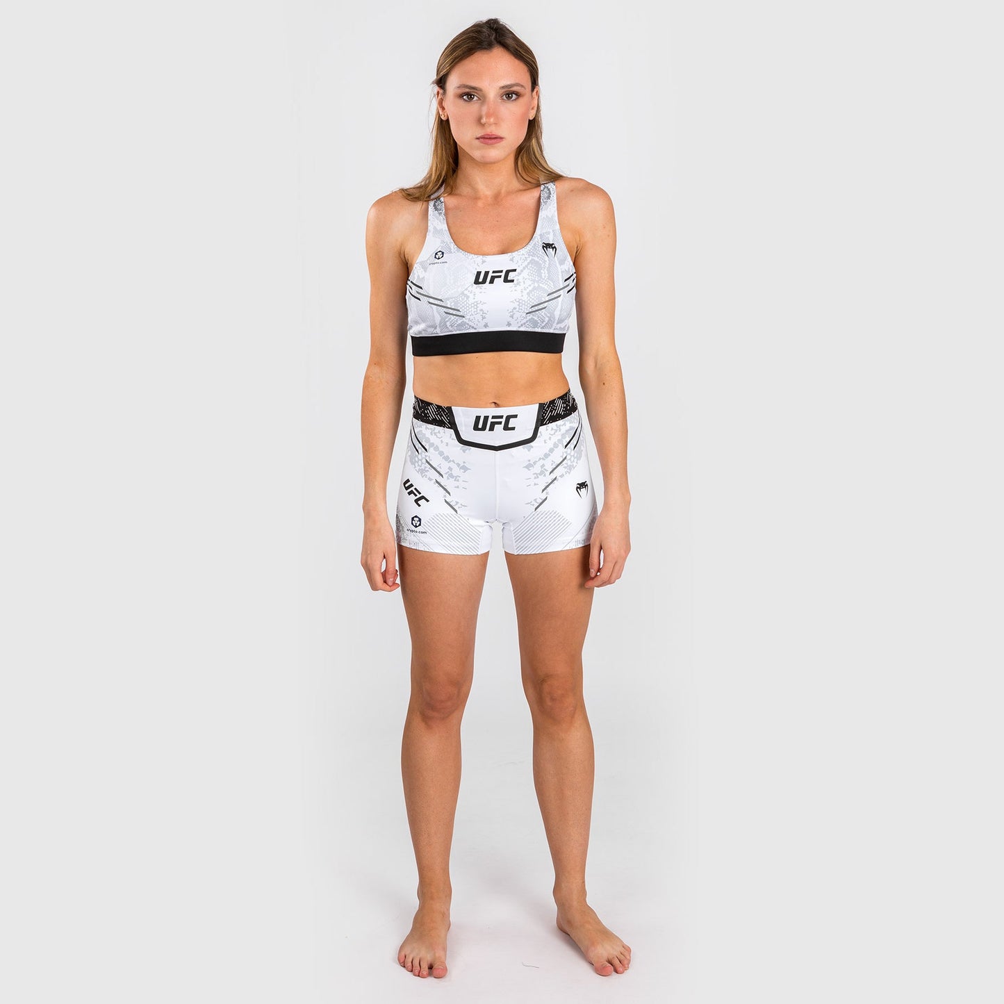 UFC Adrenaline by Venum Authentic Fight Night  Women’s Sports Bra - White