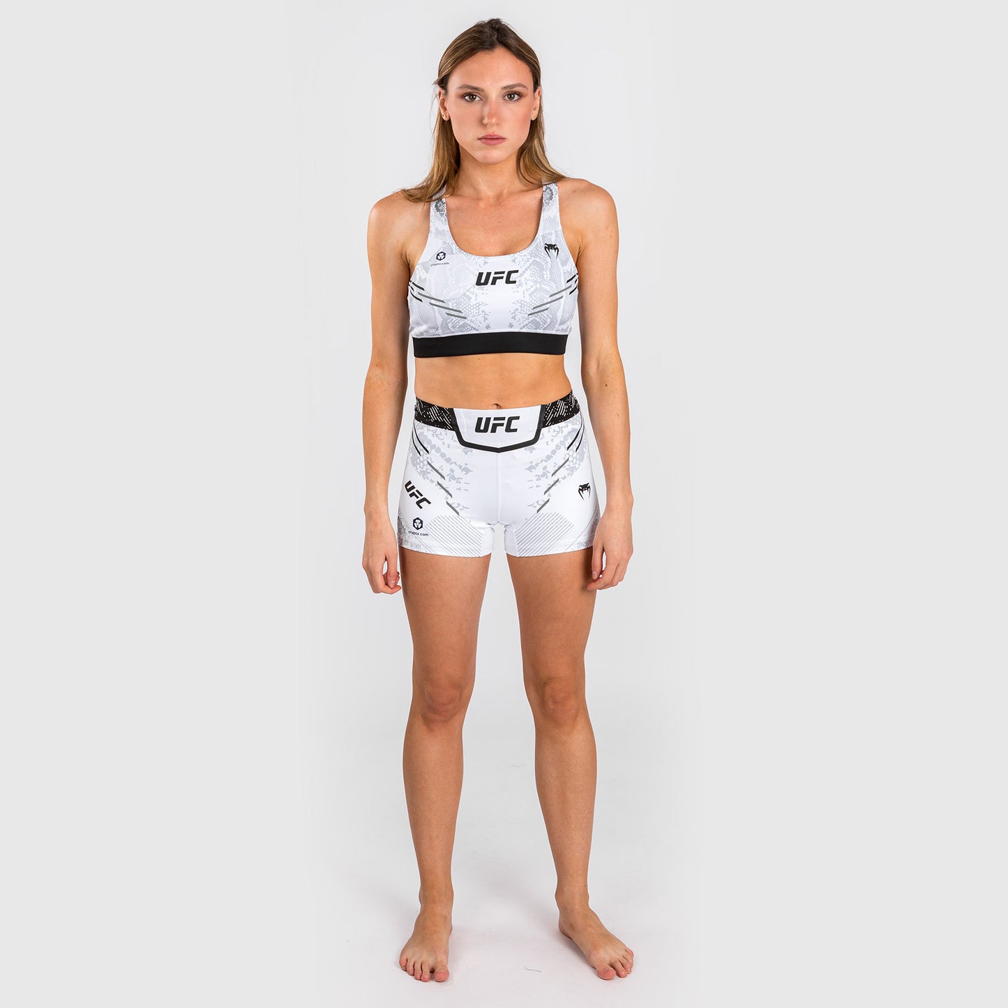 UFC Adrenaline by Venum Authentic Fight Night  Women’s Sports Bra - White