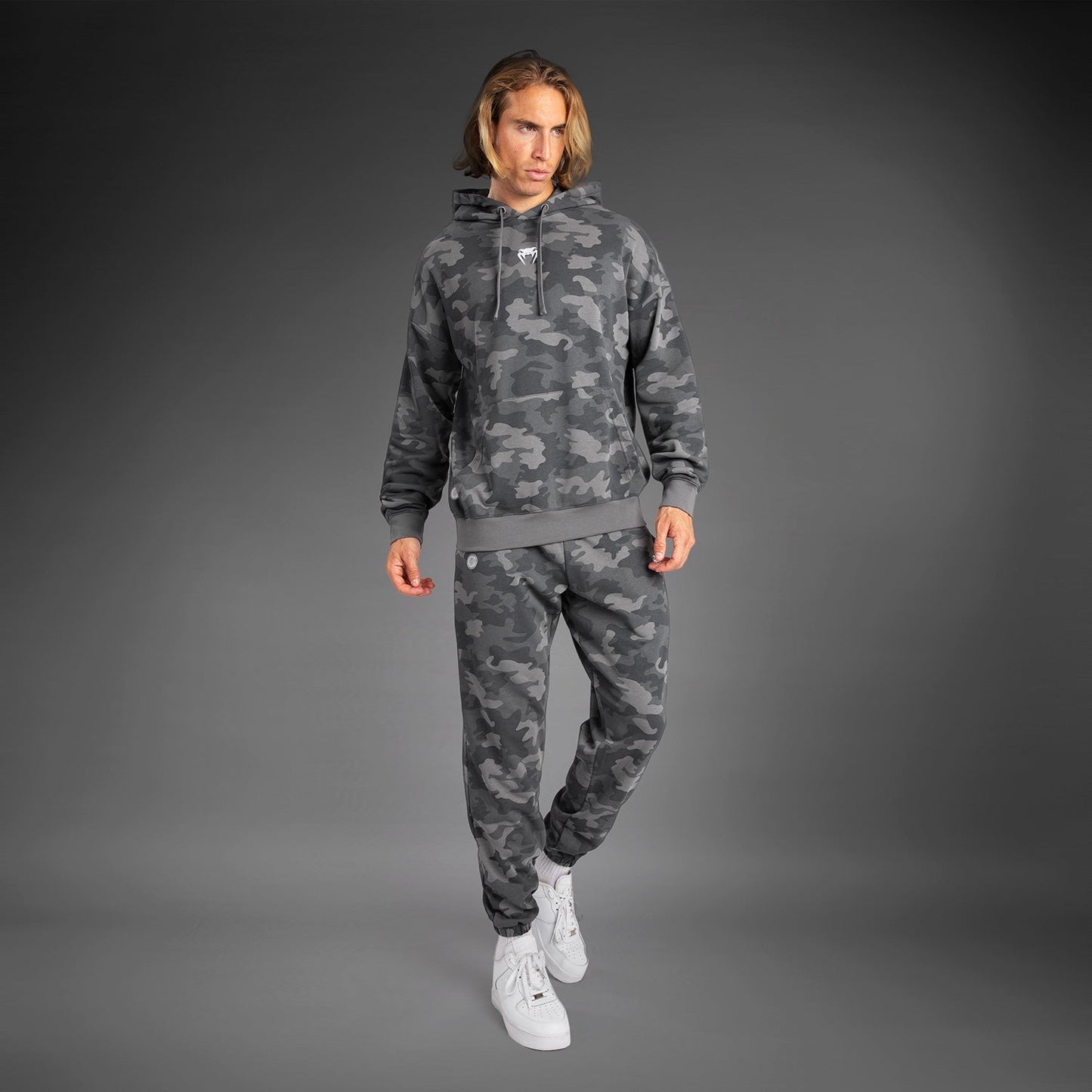Venum Vortex XL Men's Hoodie - Anthracite Camo