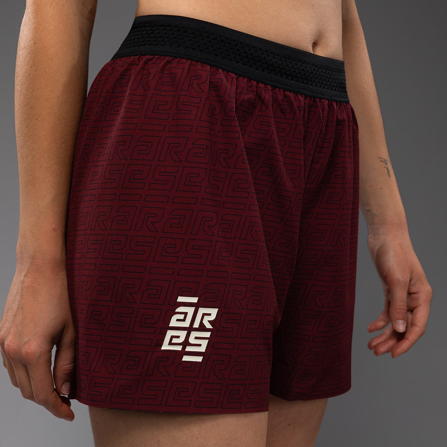 Venum x Ares Women’s Training Shorts - Burgundy