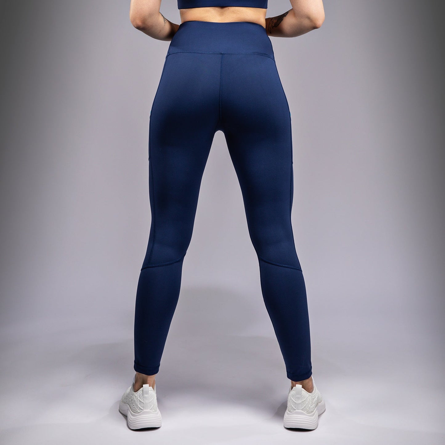 Venum x Top Rank Original Women's 7/8 Leggings - Navy Blue
