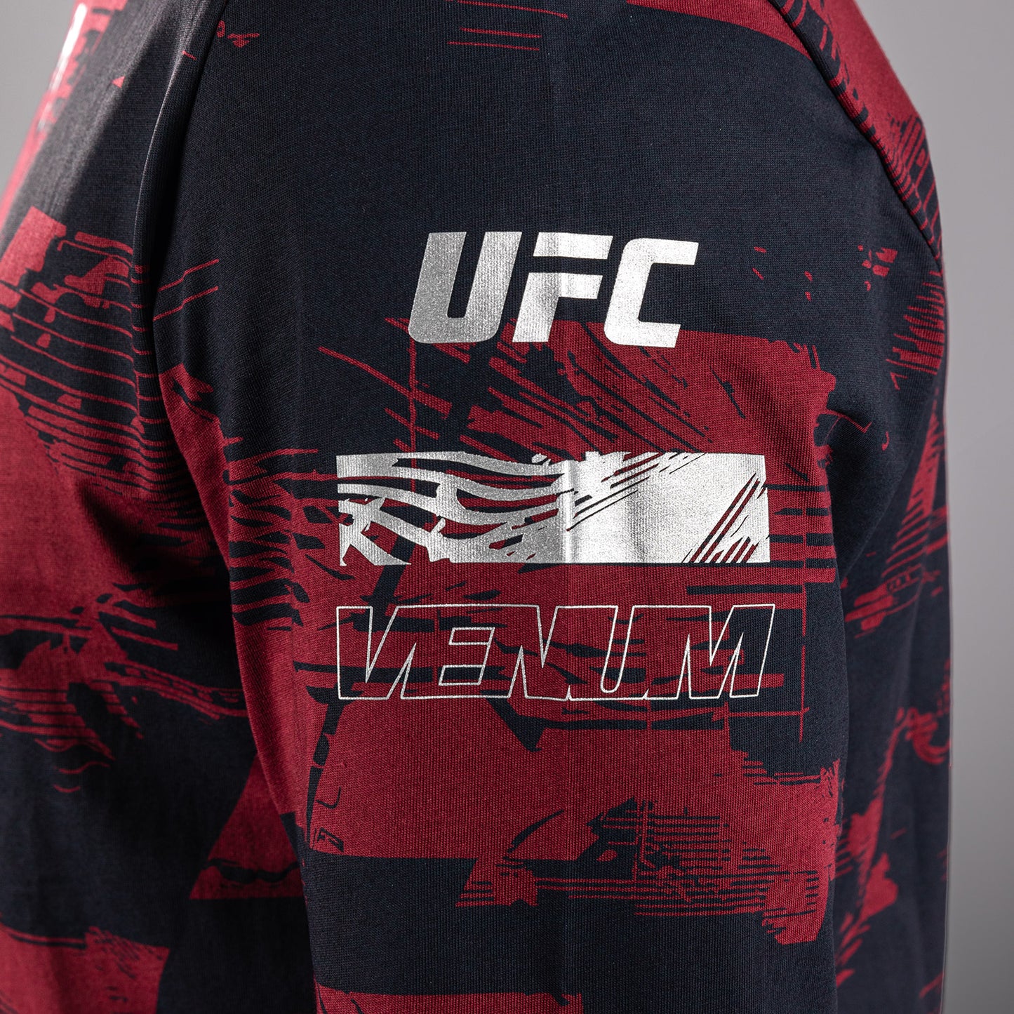 Men's UFC Zenith by Venum Burgundy Authentic Fight Week Long Sleeve T-Shirt