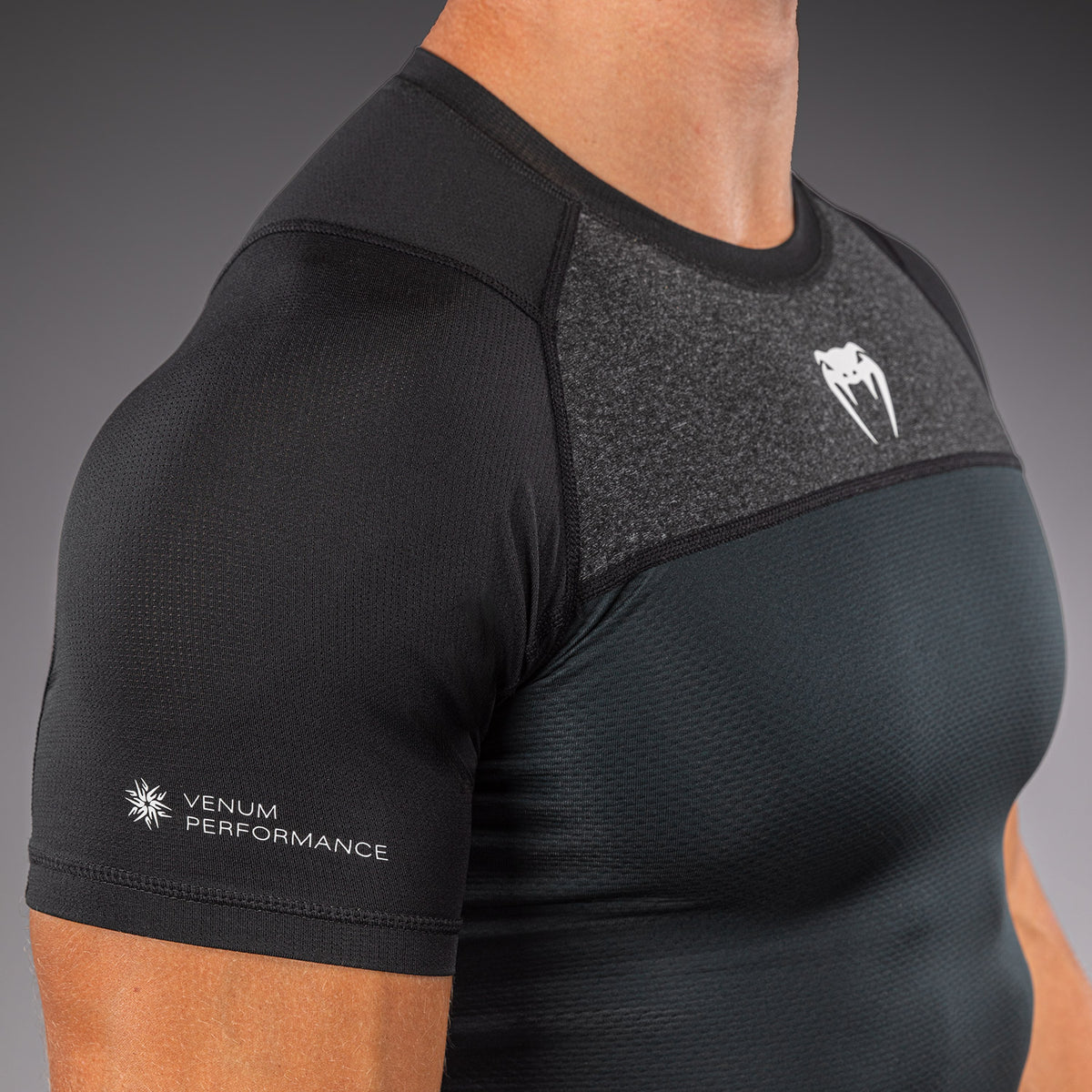 Venum G-Fit Scale Short Sleeve Rashguard - Black