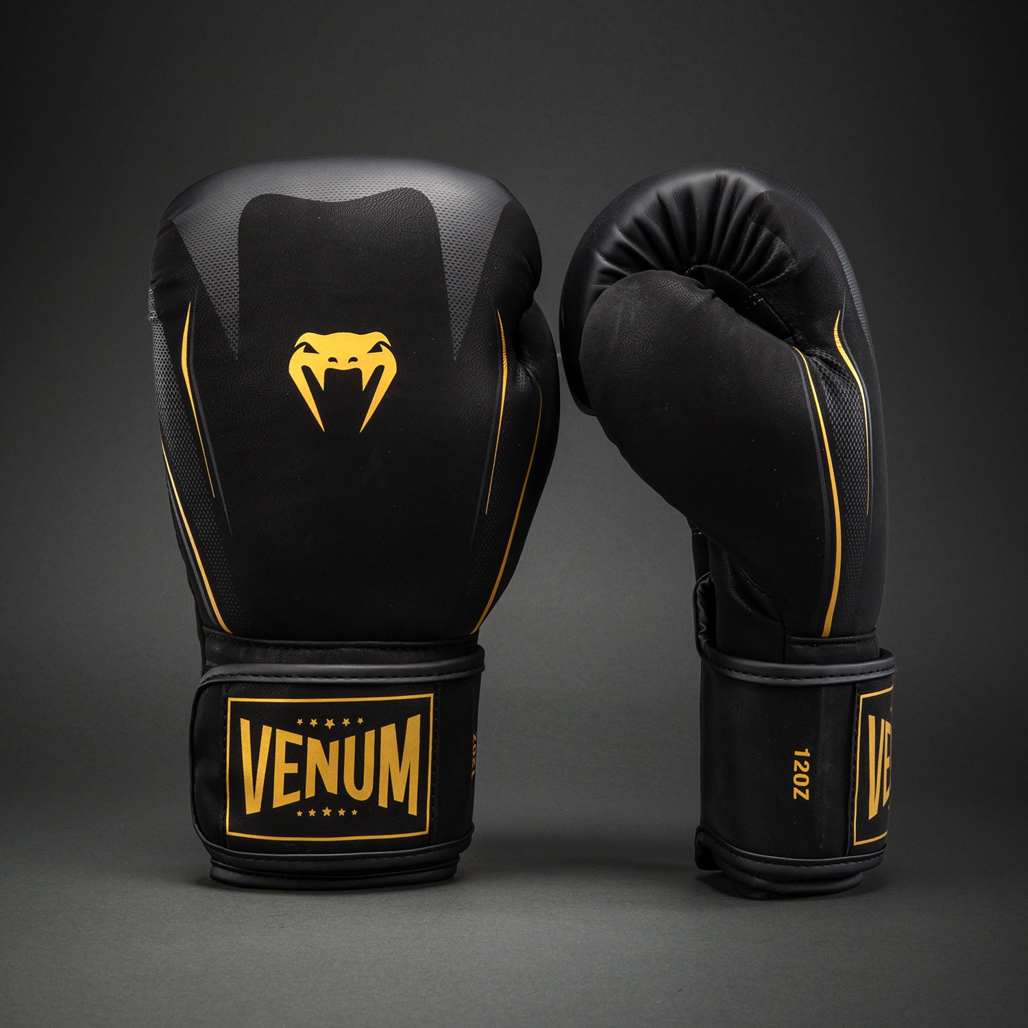 Venum G-Core Boxing Gloves - Black/Gold  product-type_Boxing Gloves Venum