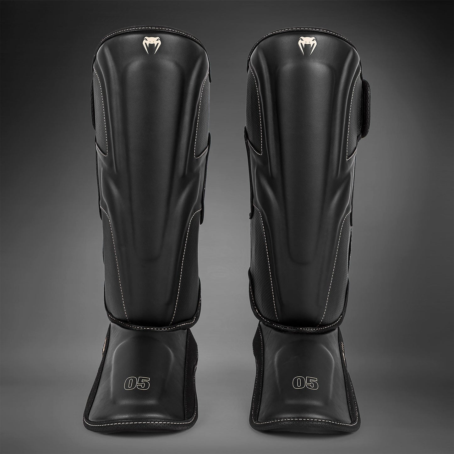 Venum Impact Evo Shinguards - Black