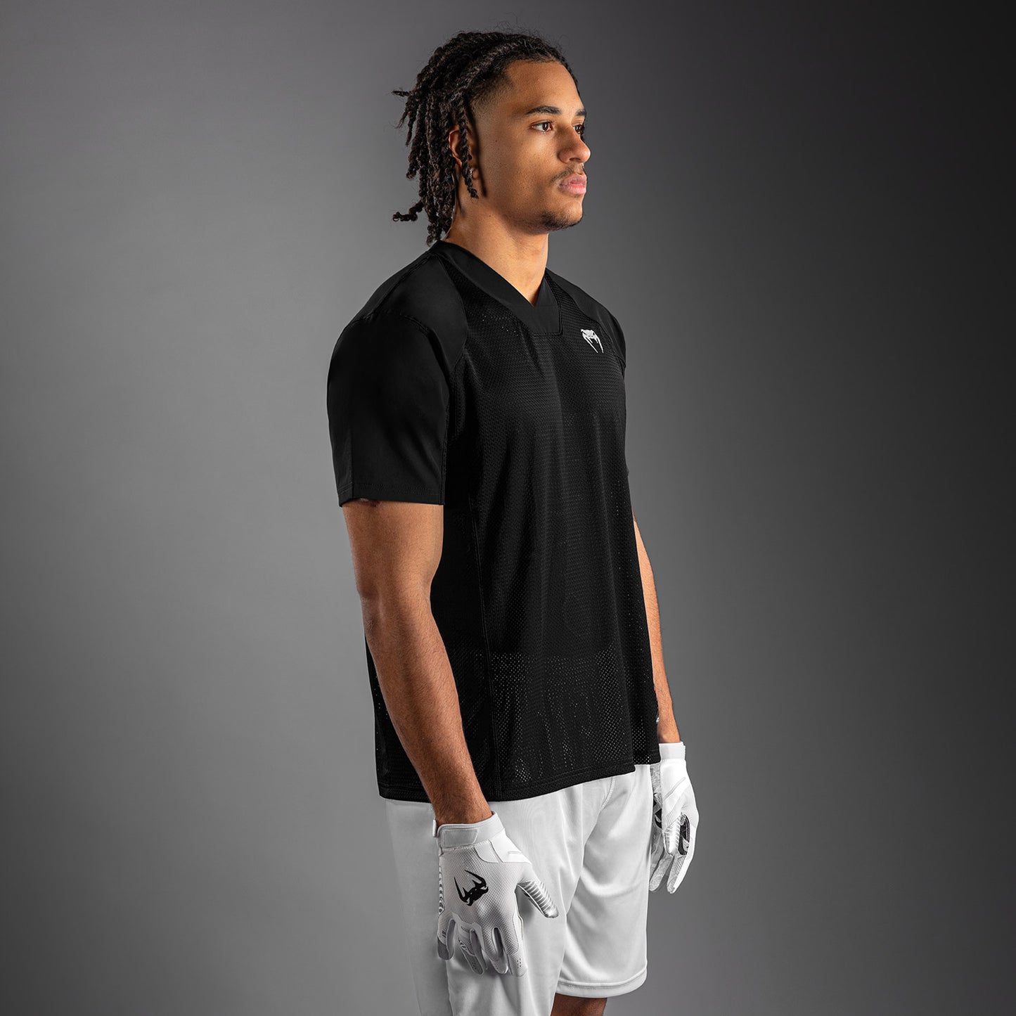 Venum Elite Personalized Football Short Sleeve Jersey - Black