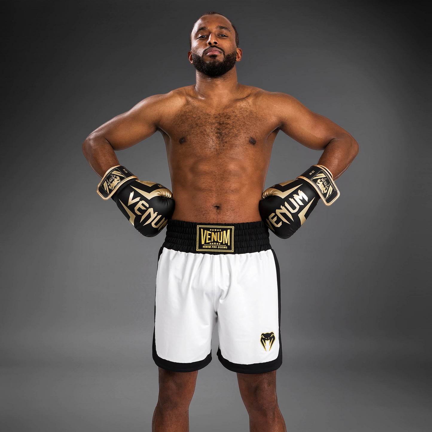 Venum Classic Boxing Shorts - White/Black