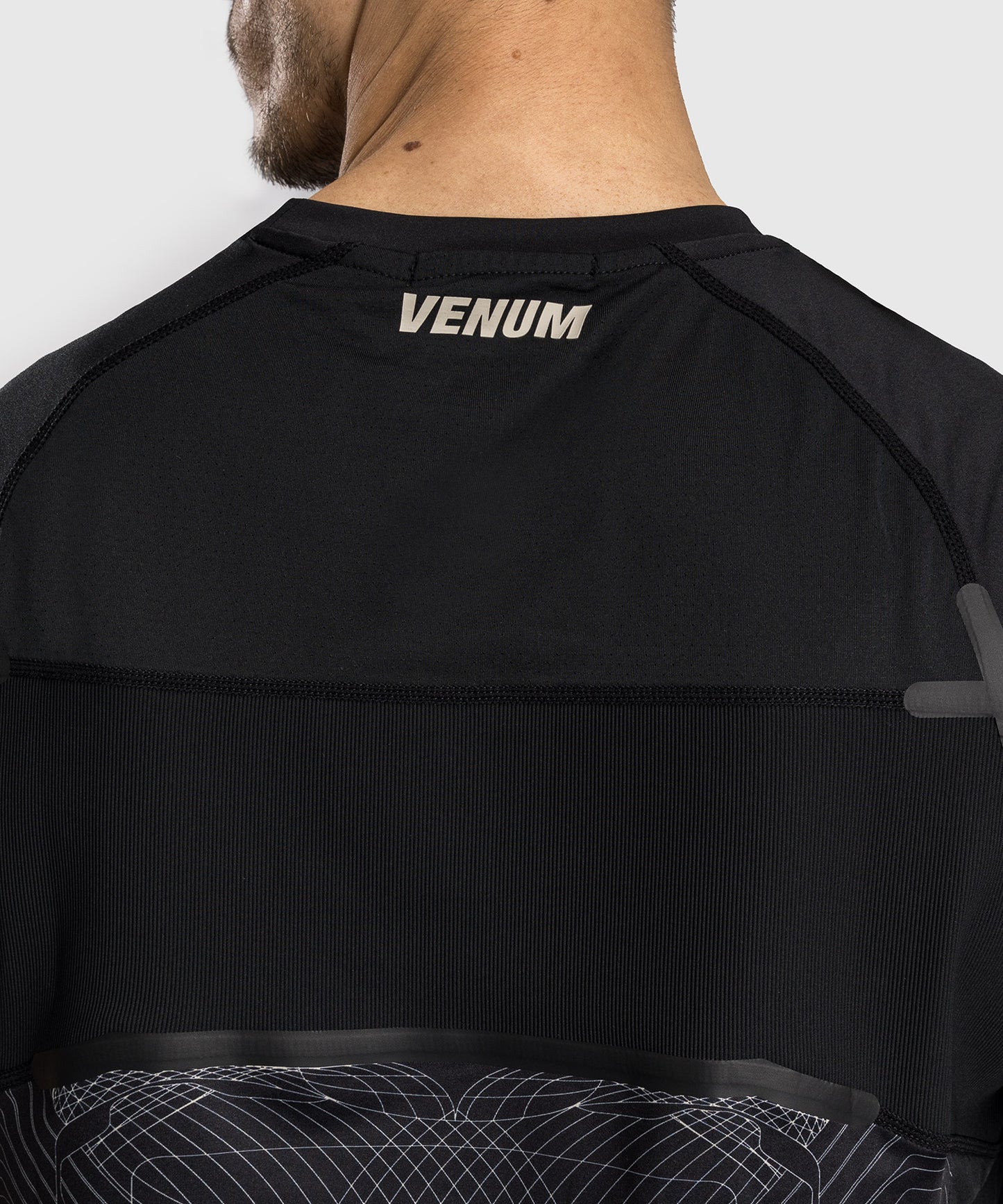 Venum G-Fit Air Men's Dry-Tech T-Shirt - Deep Black/Desert Sand