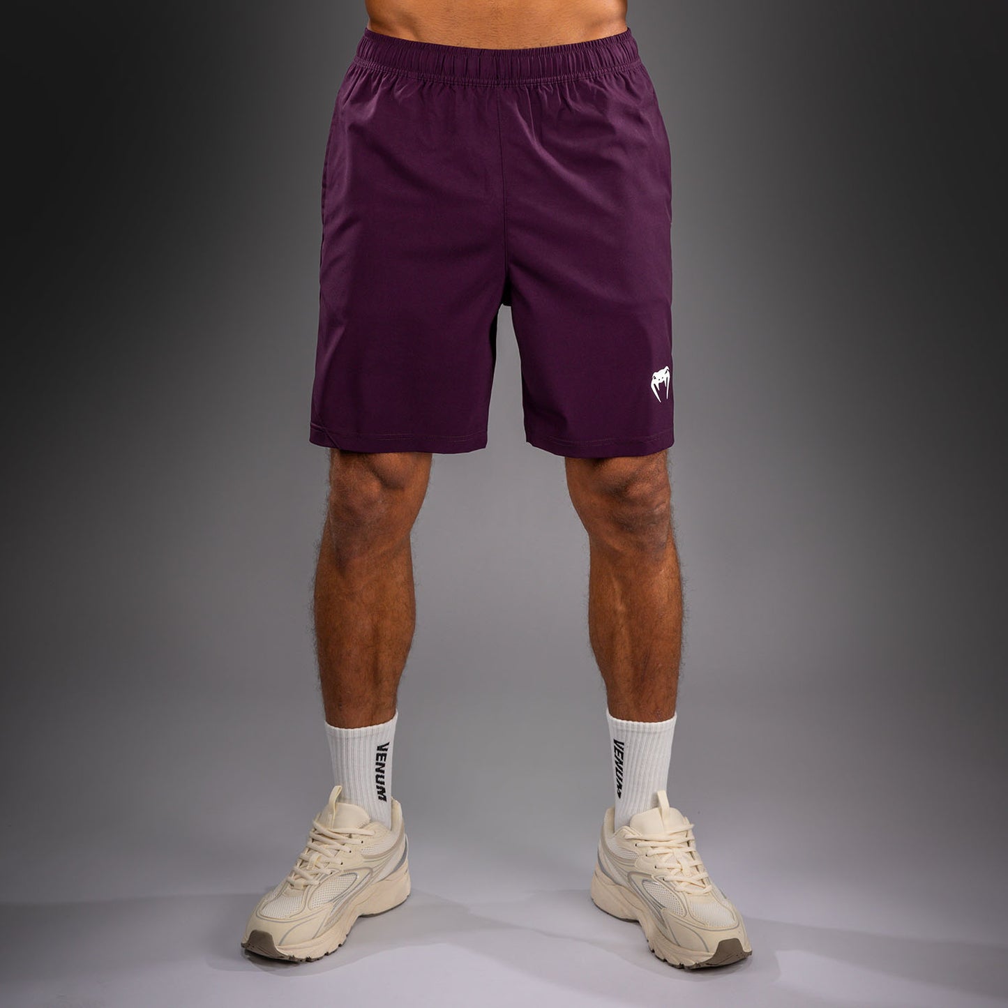 Venum Contender Training Shorts - Dark Purple/ White  product-type_Training shorts Venum