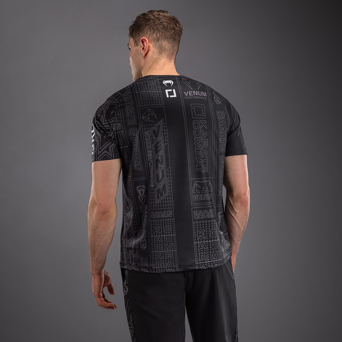 Karate Combat by Venum Dry-Tech T-Shirt - Black/Grey  product-type_Dry Tech T-Shirts Venum