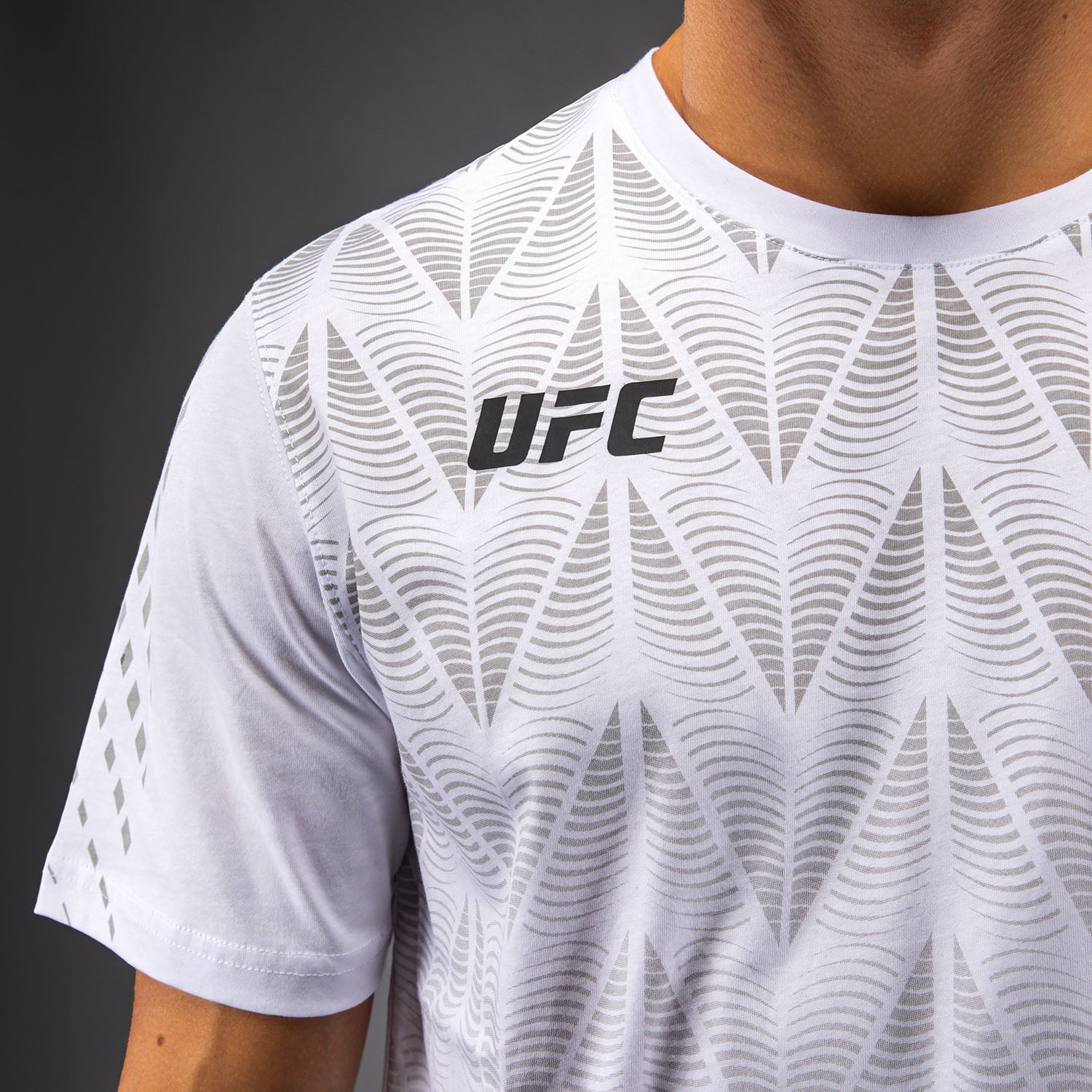 Men's UFC Zenith by Venum Replica White T-Shirt Personalized - Venum