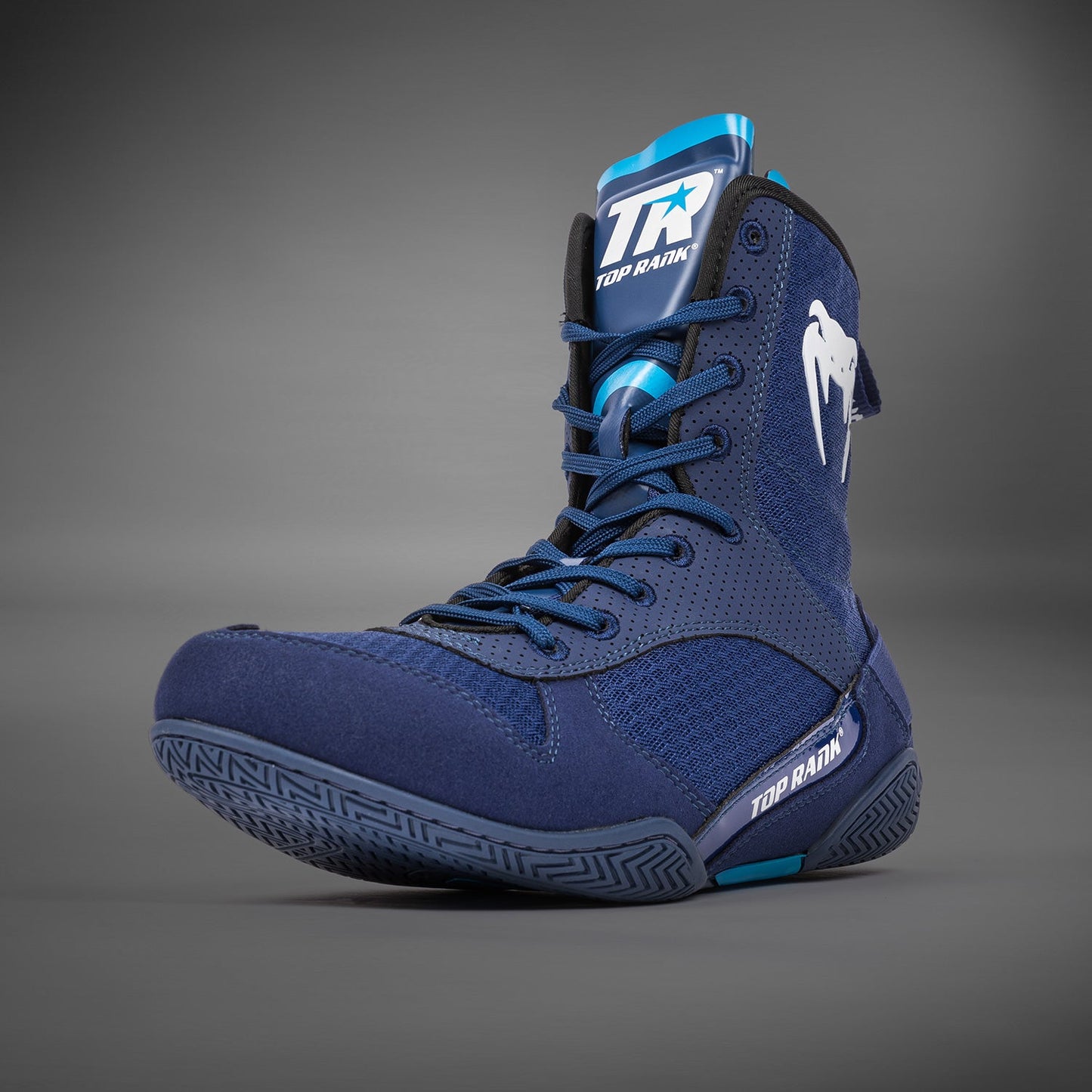 Venum x Top Rank Original Boxing Shoes - Navy Blue