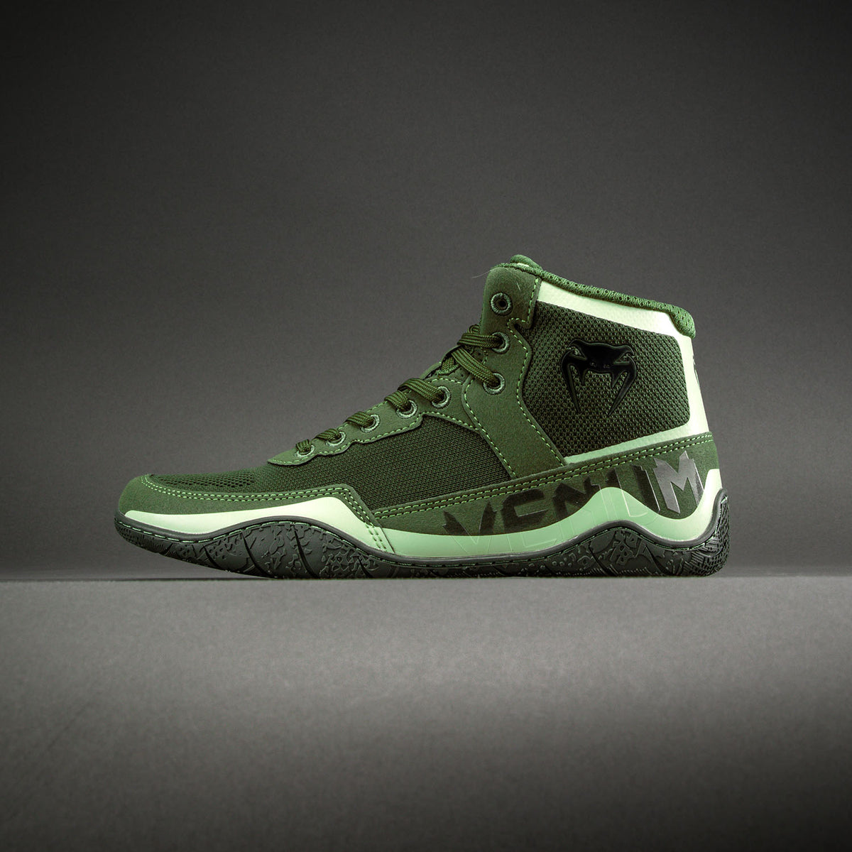 Venum Elite Wrestling Shoes - Khaki