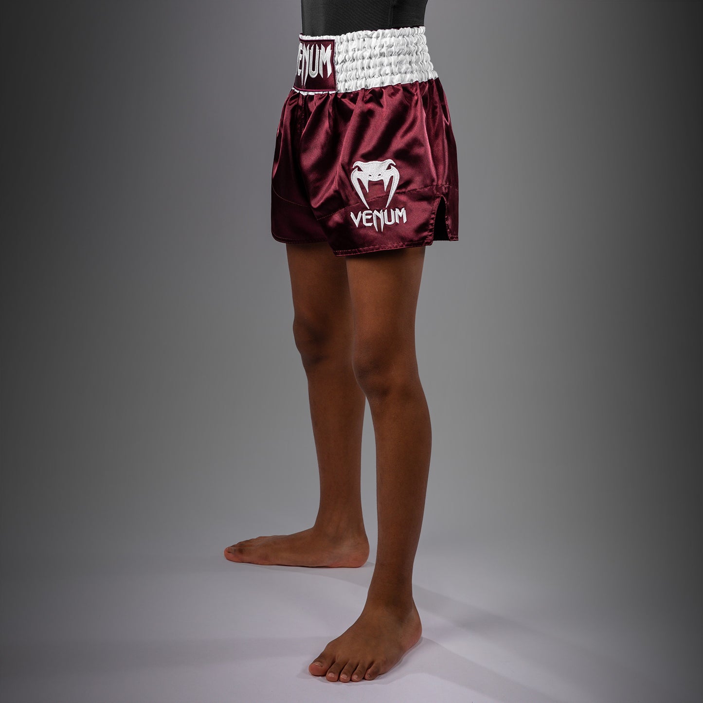 Venum Classic Muay Thai Shorts for Kids - Burgundy  product-type_Muay Thai Shorts Venum