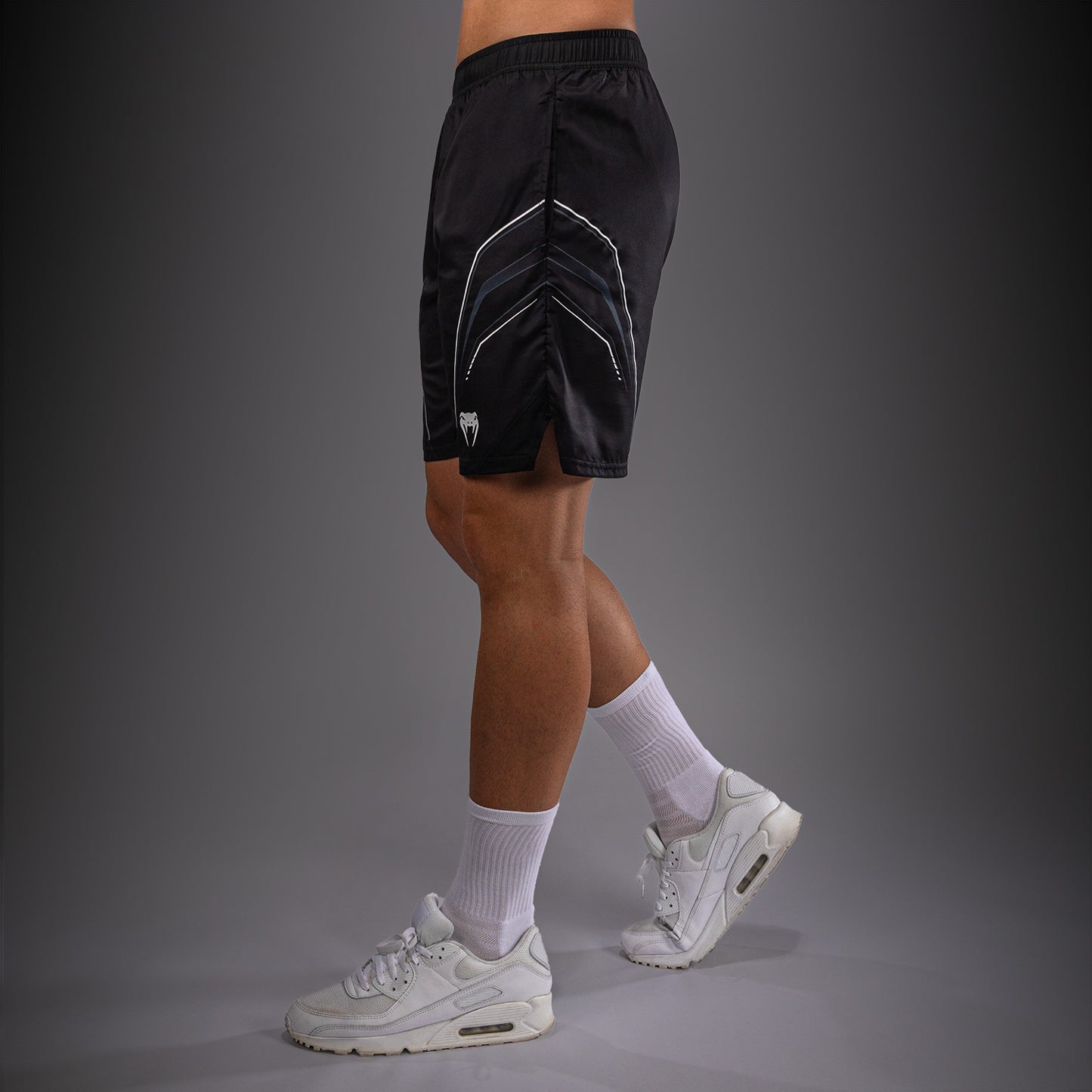 Venum Streamline Training Shorts - Black/White  product-type_Training shorts Venum