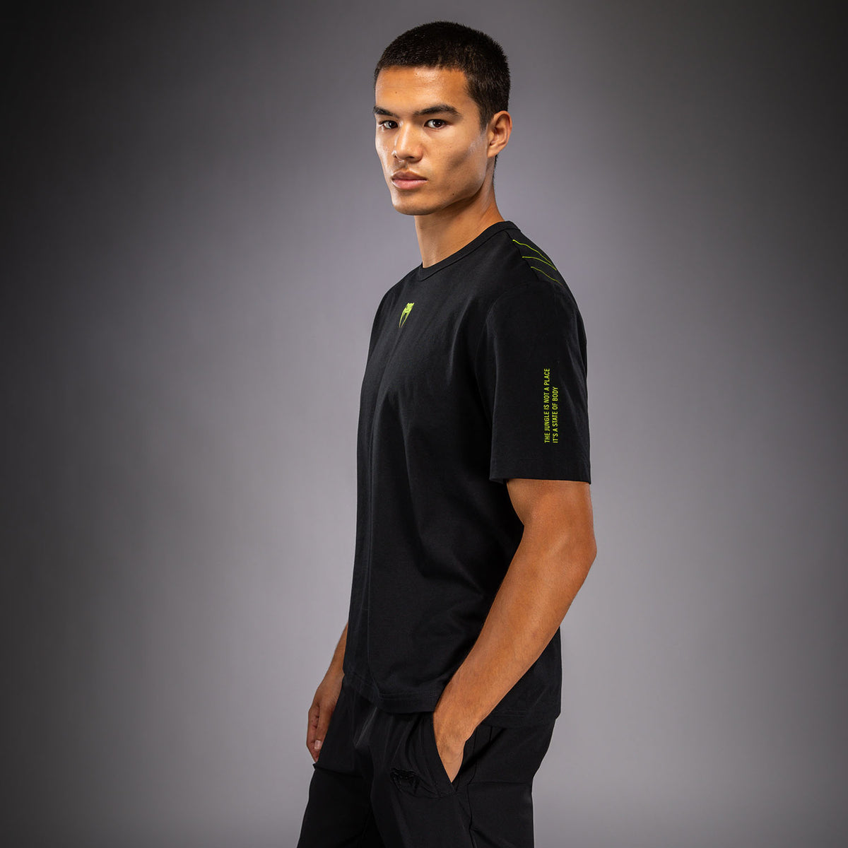 Venum Amazonia Reborn T-Shirt - Black/Green