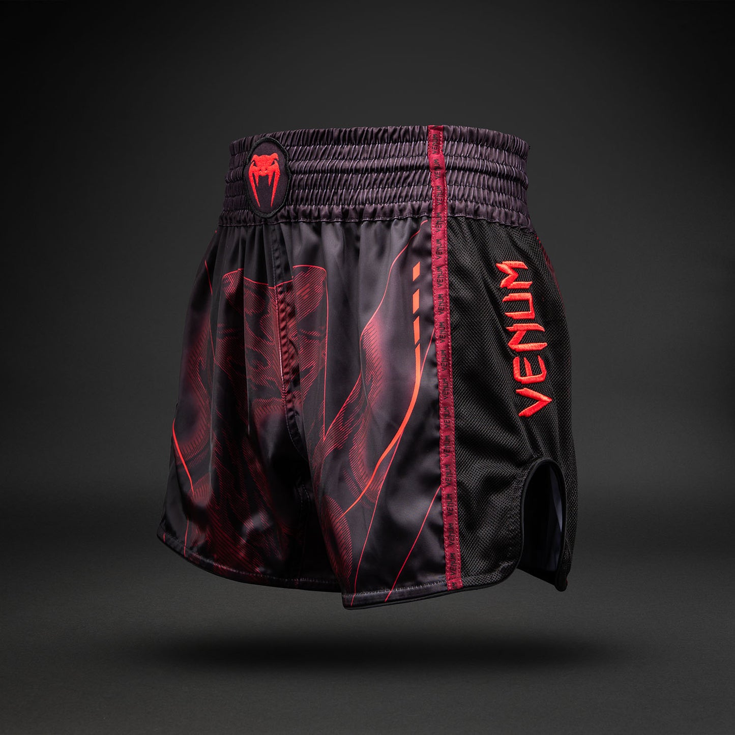Venum Spectre Muay Thai Shorts - Black/Red