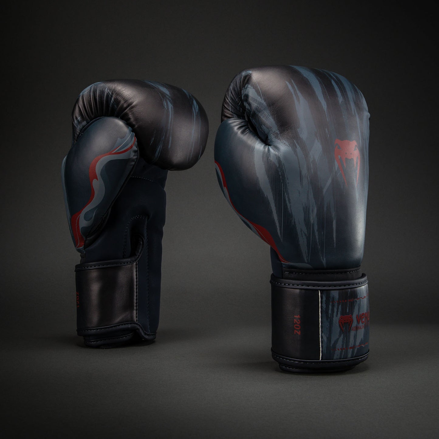 Venum Demon Boxing Gloves - Black/Grey  product-type_Boxing Gloves Venum
