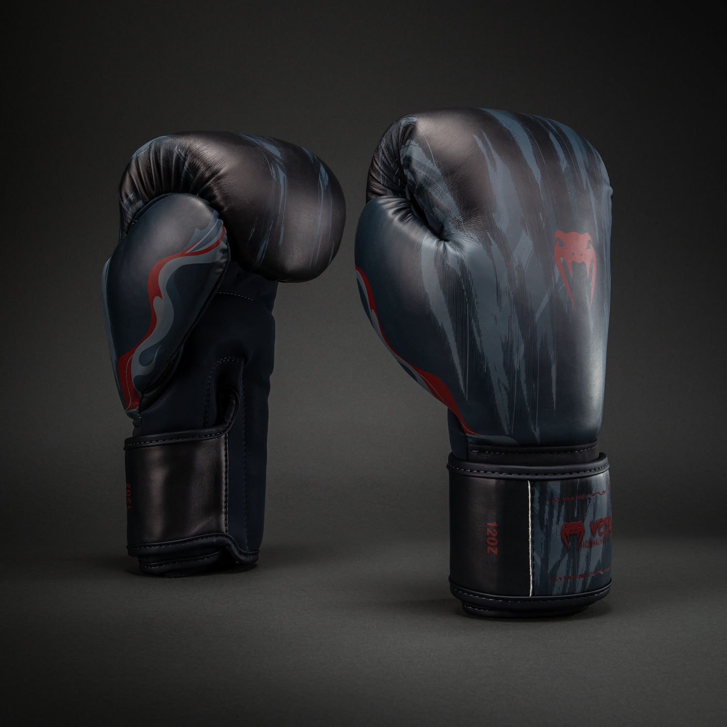 Venum Demon Boxing Gloves - Black/Grey  product-type_Boxing Gloves Venum