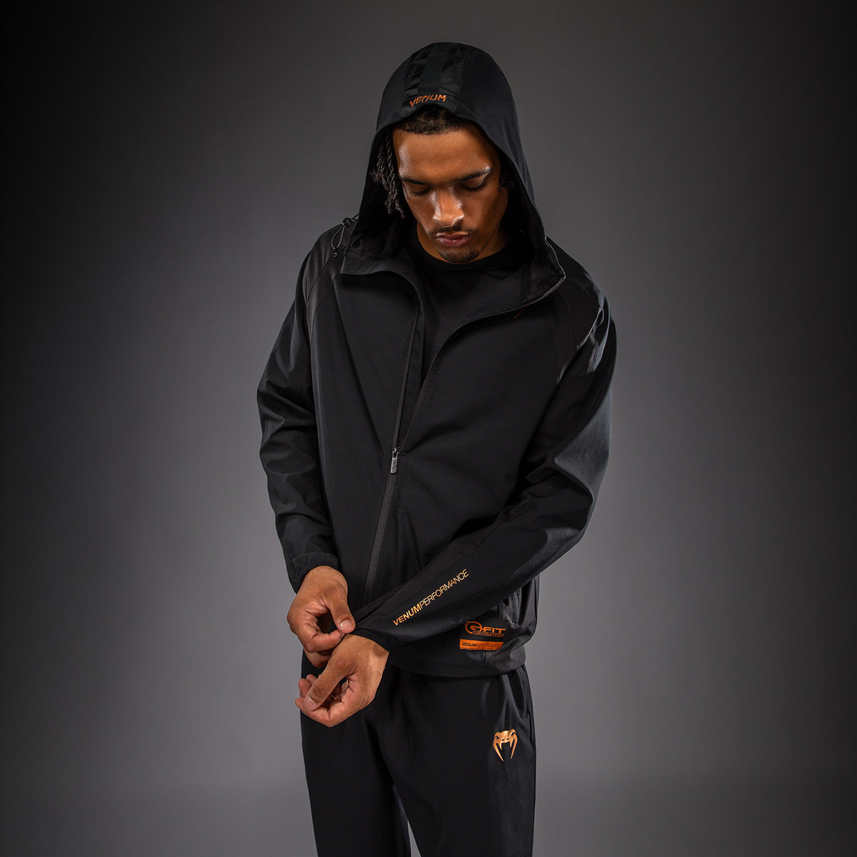 Venum G-Fit Revolution Track Jacket - Black/Copper  product-type_Jackets Venum